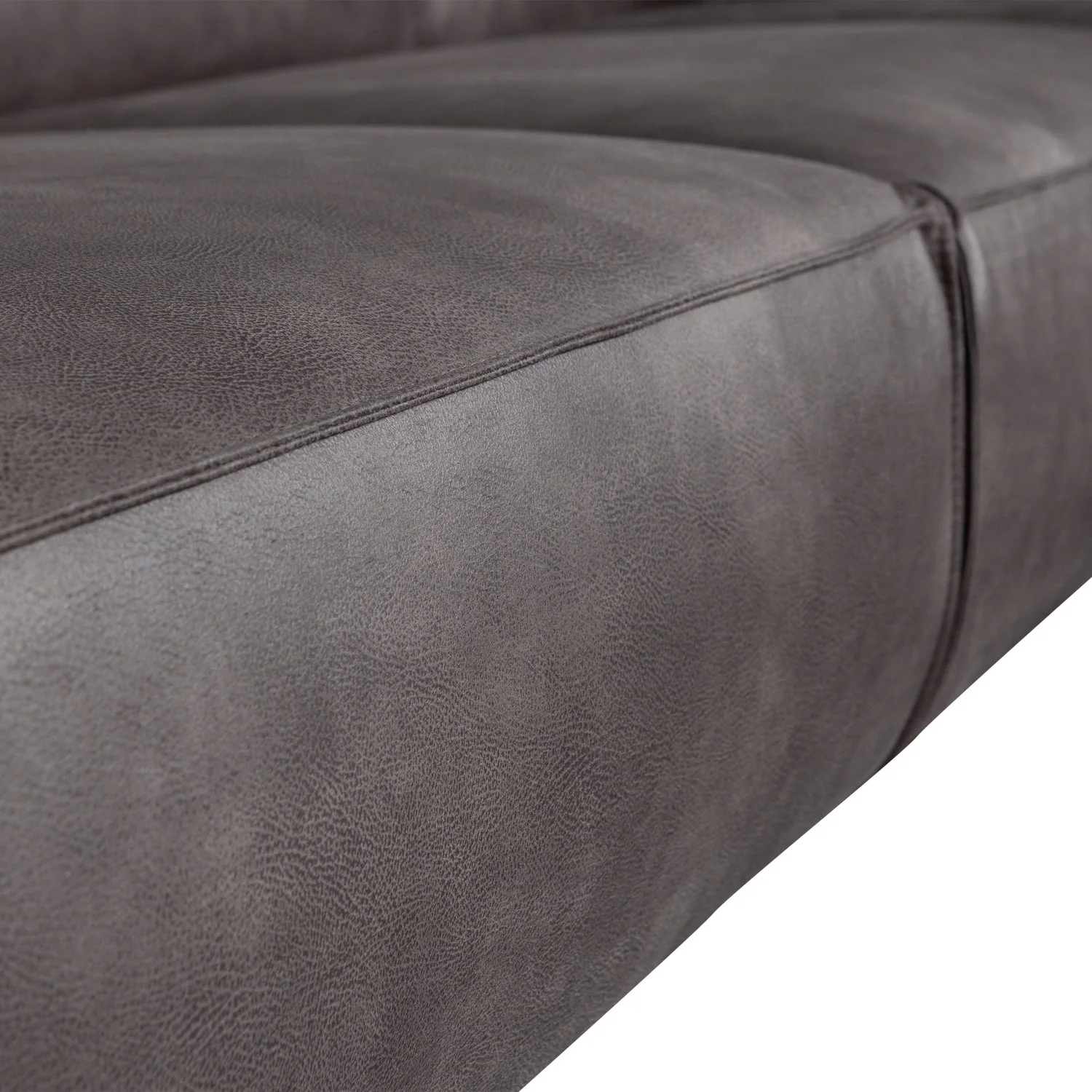 Sofa 4-osobowa STATEMENT ciemnoszara skóra - Image 2