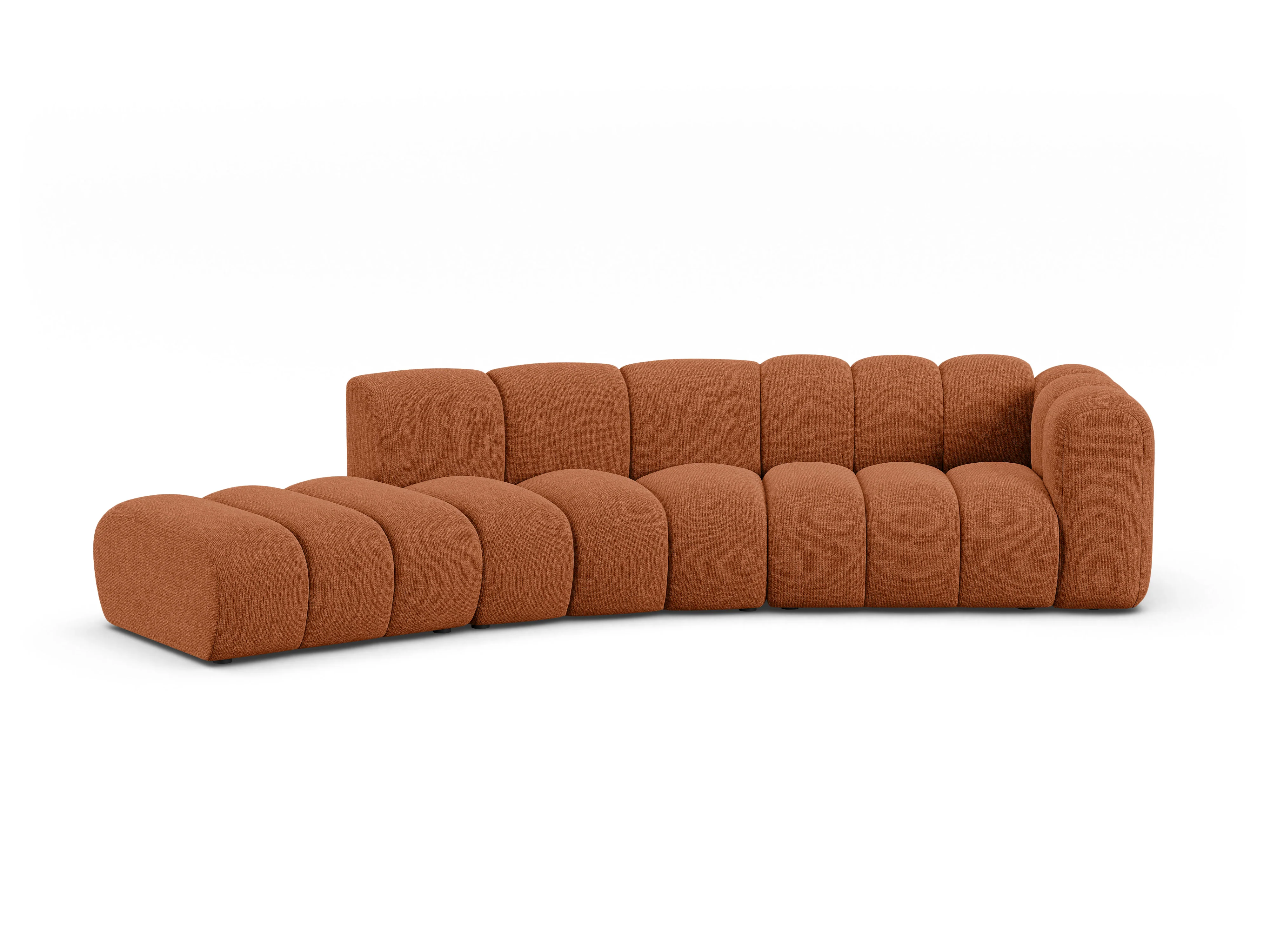 Sofa 5-osobowa lewostronna LUPINE ceglany szenil - Image 3