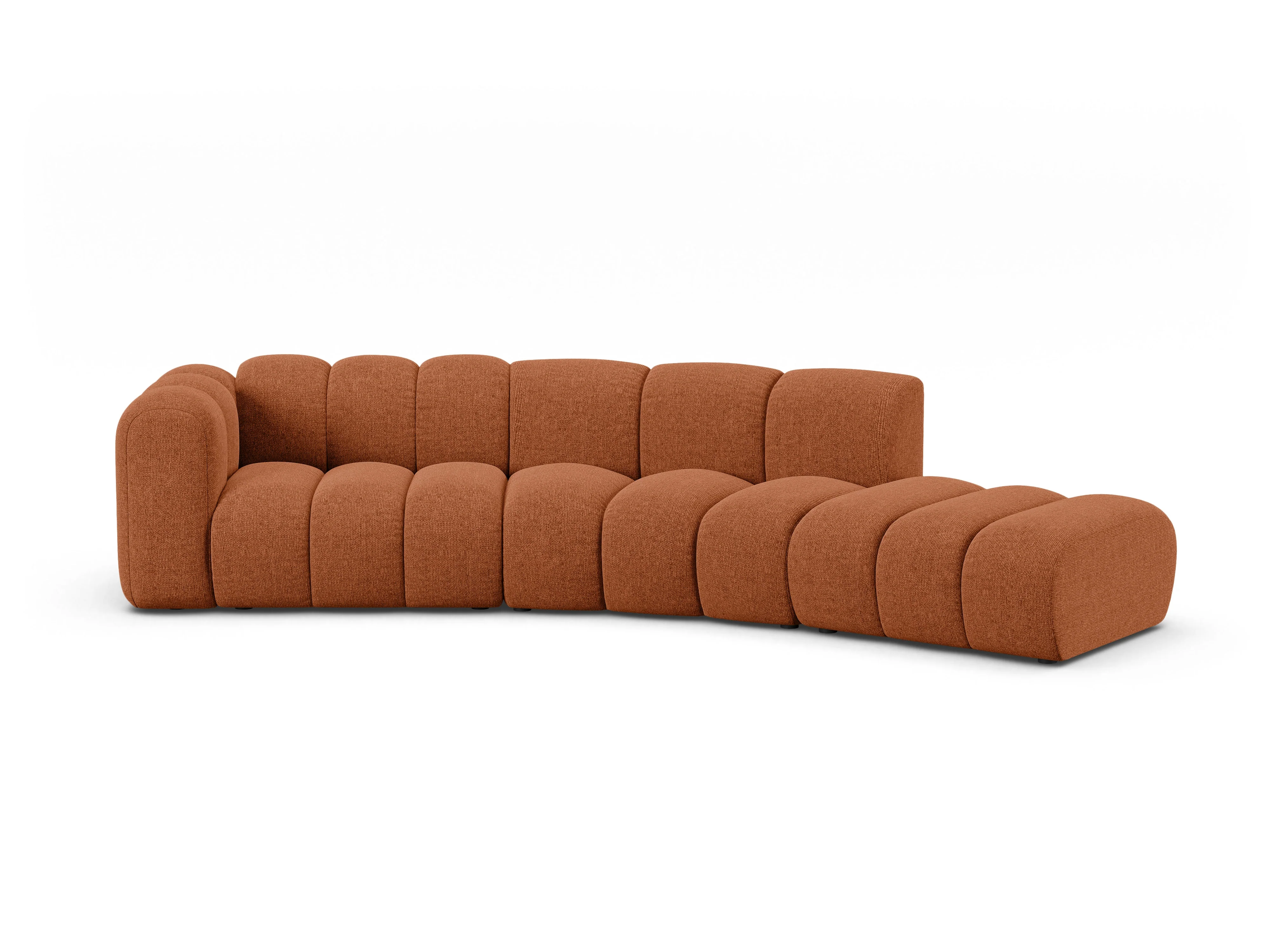 Sofa 5-osobowa prawostronna LUPINE ceglany szenil - Image 3
