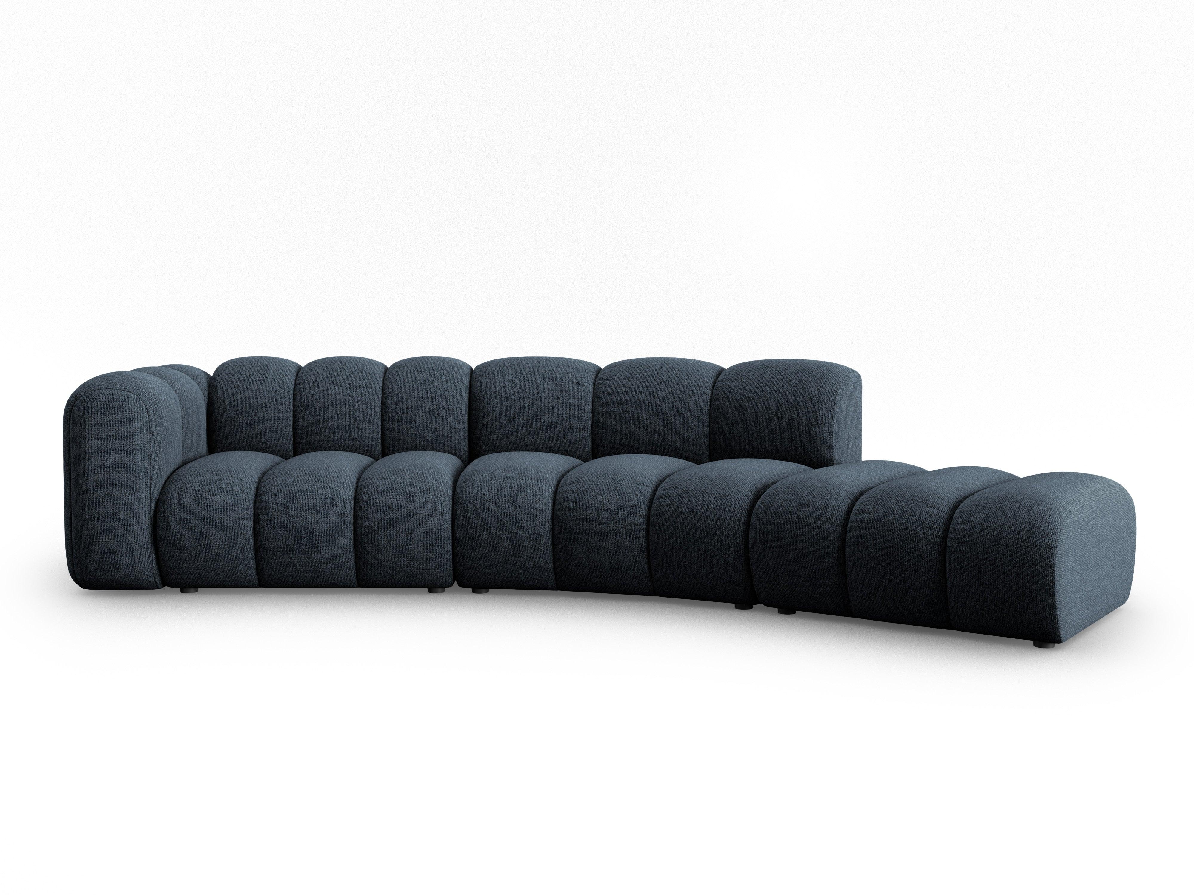 Sofa 5-osobowa prawostronna LUPINE  granatowy szenil - Image 3