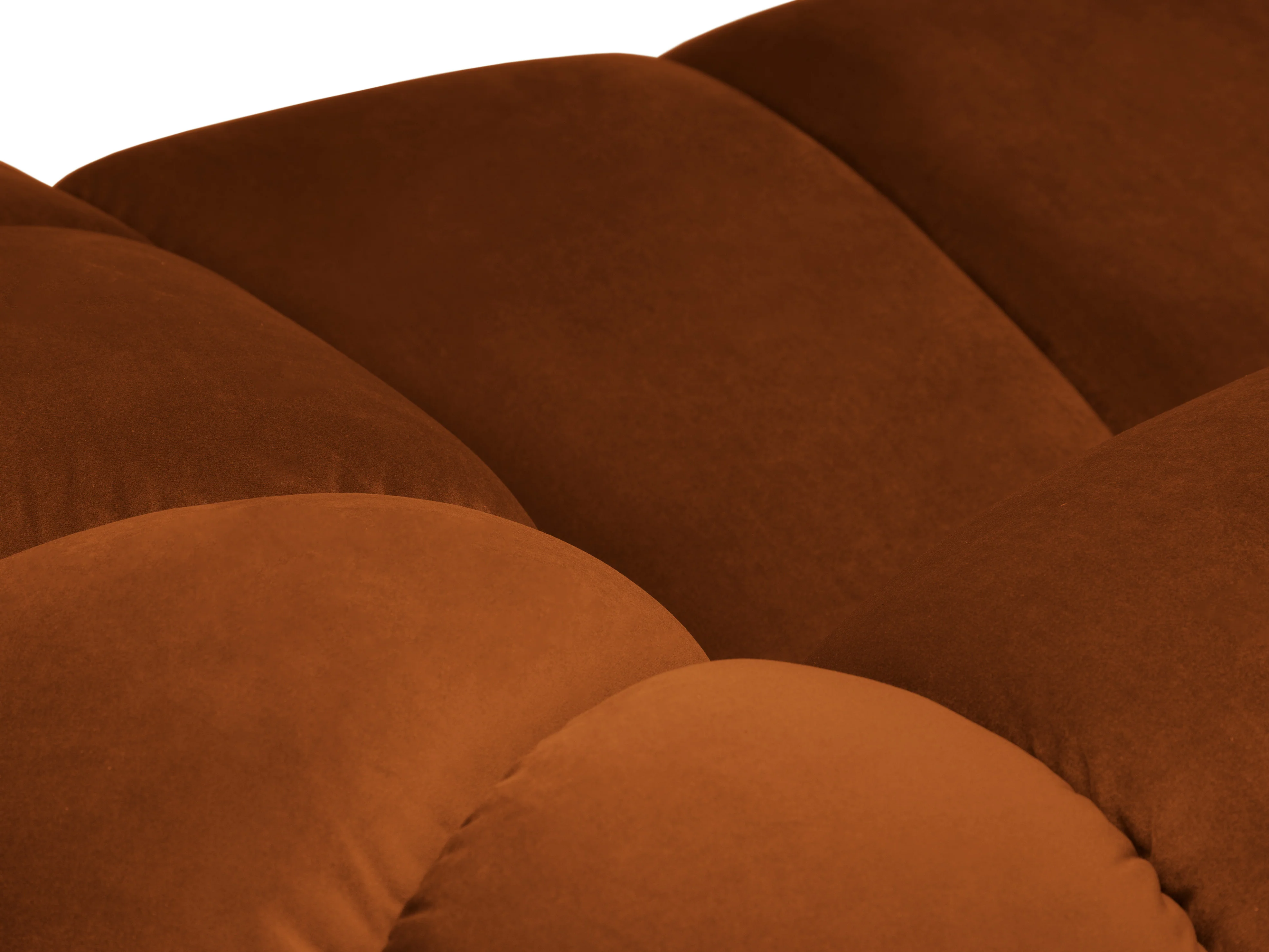 Sofa aksamitna 2,5-osobowa DIANA terracotta - Image 5