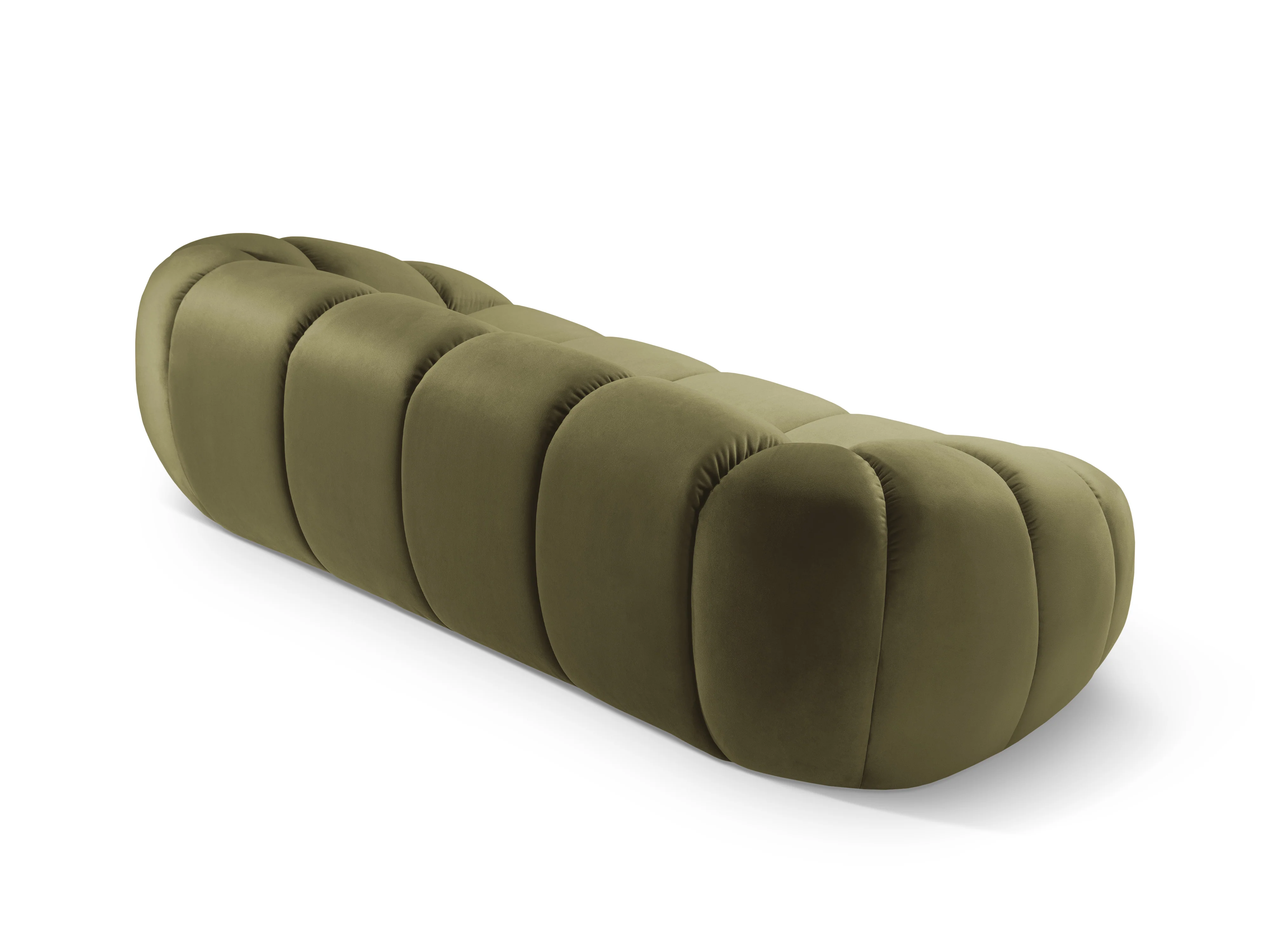 Sofa aksamitna 2,5-osobowa DIANA zielony - Image 4