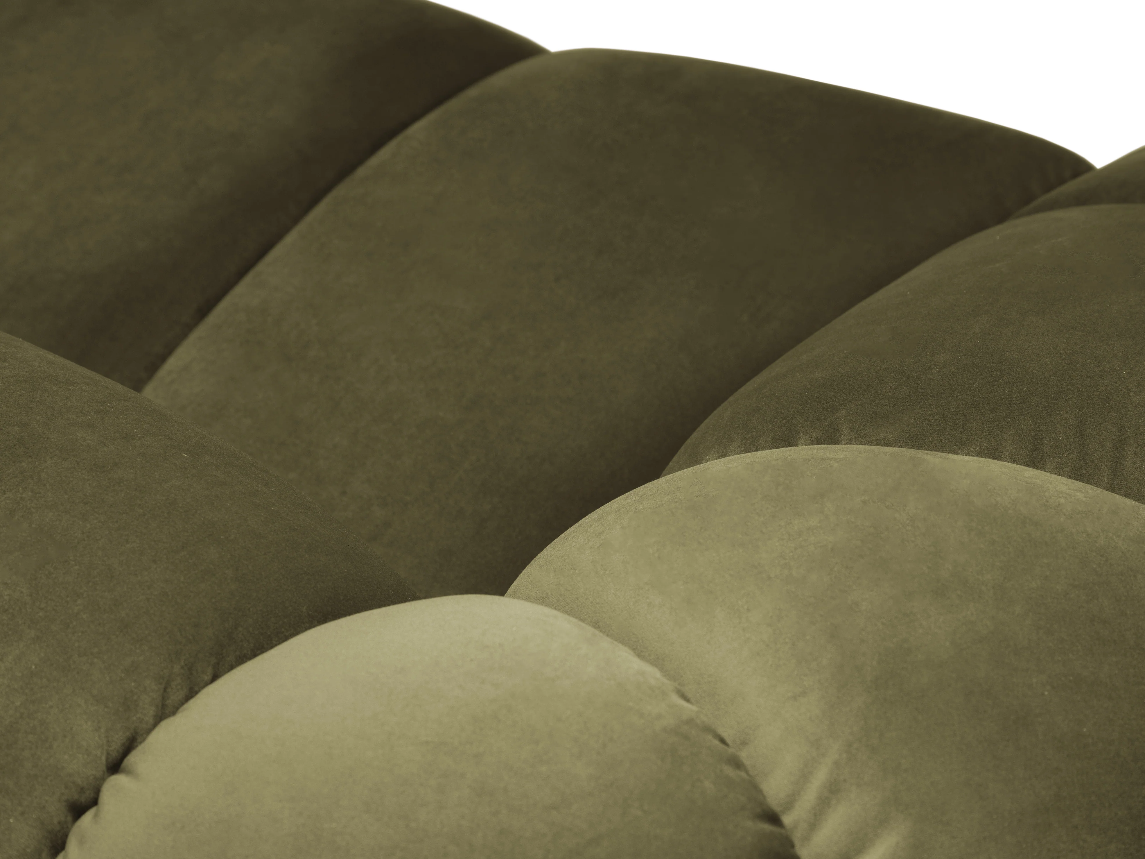 Sofa aksamitna 2,5-osobowa DIANA zielony - Image 5
