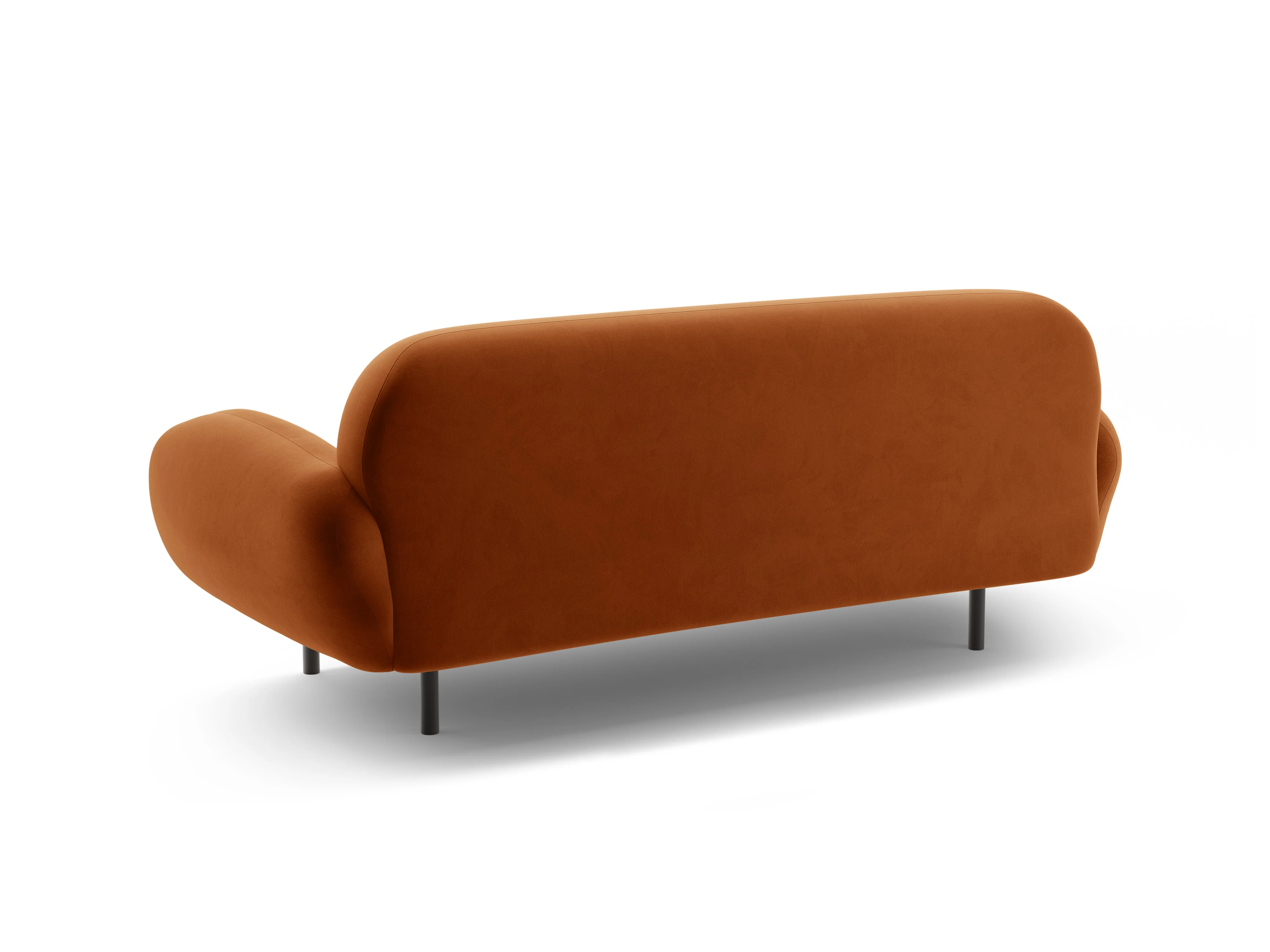 Sofa aksamitna 2,5-osobowa POPPY terracotta - Image 4