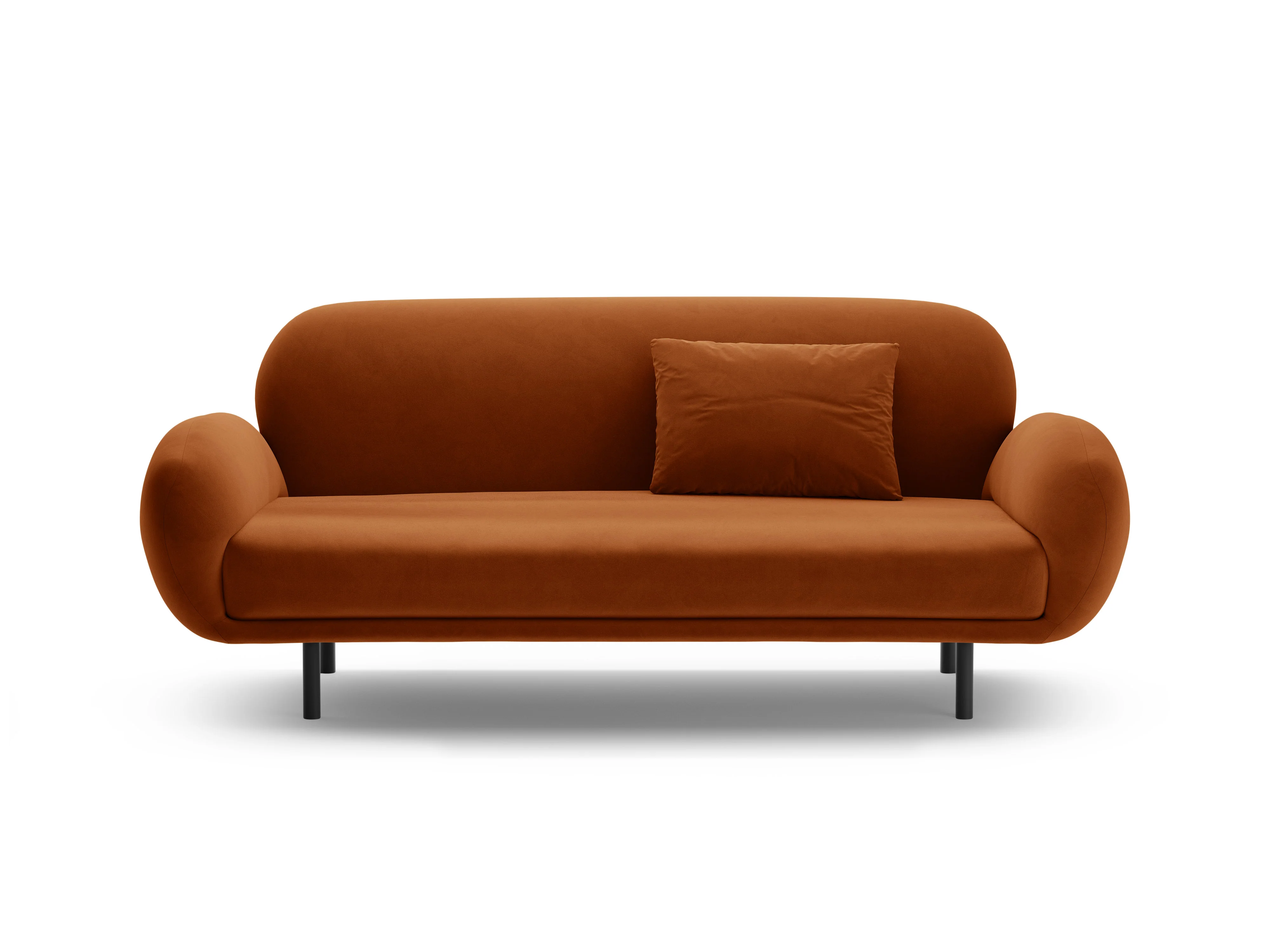 Sofa aksamitna 2,5-osobowa POPPY terracotta - Image 5