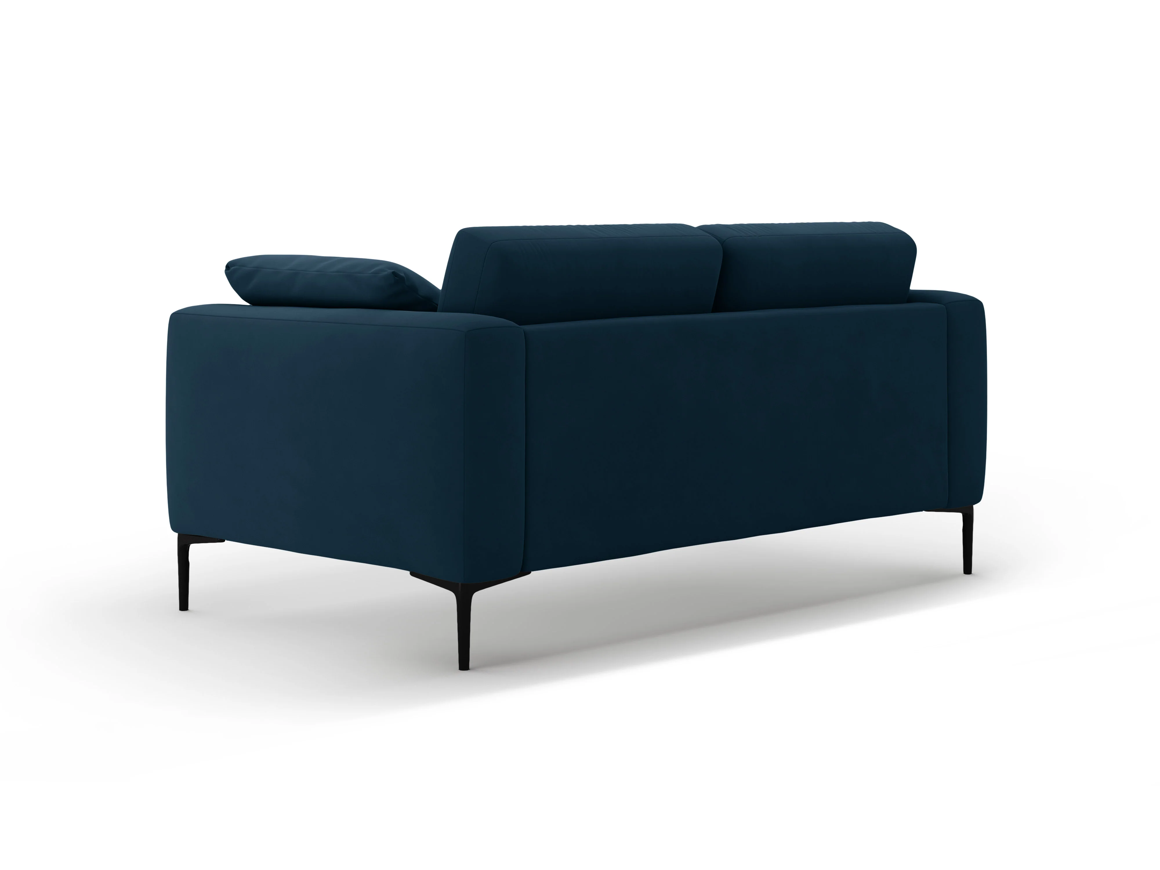 Sofa aksamitna 2-osobowa BEMY granat królewski - Image 5