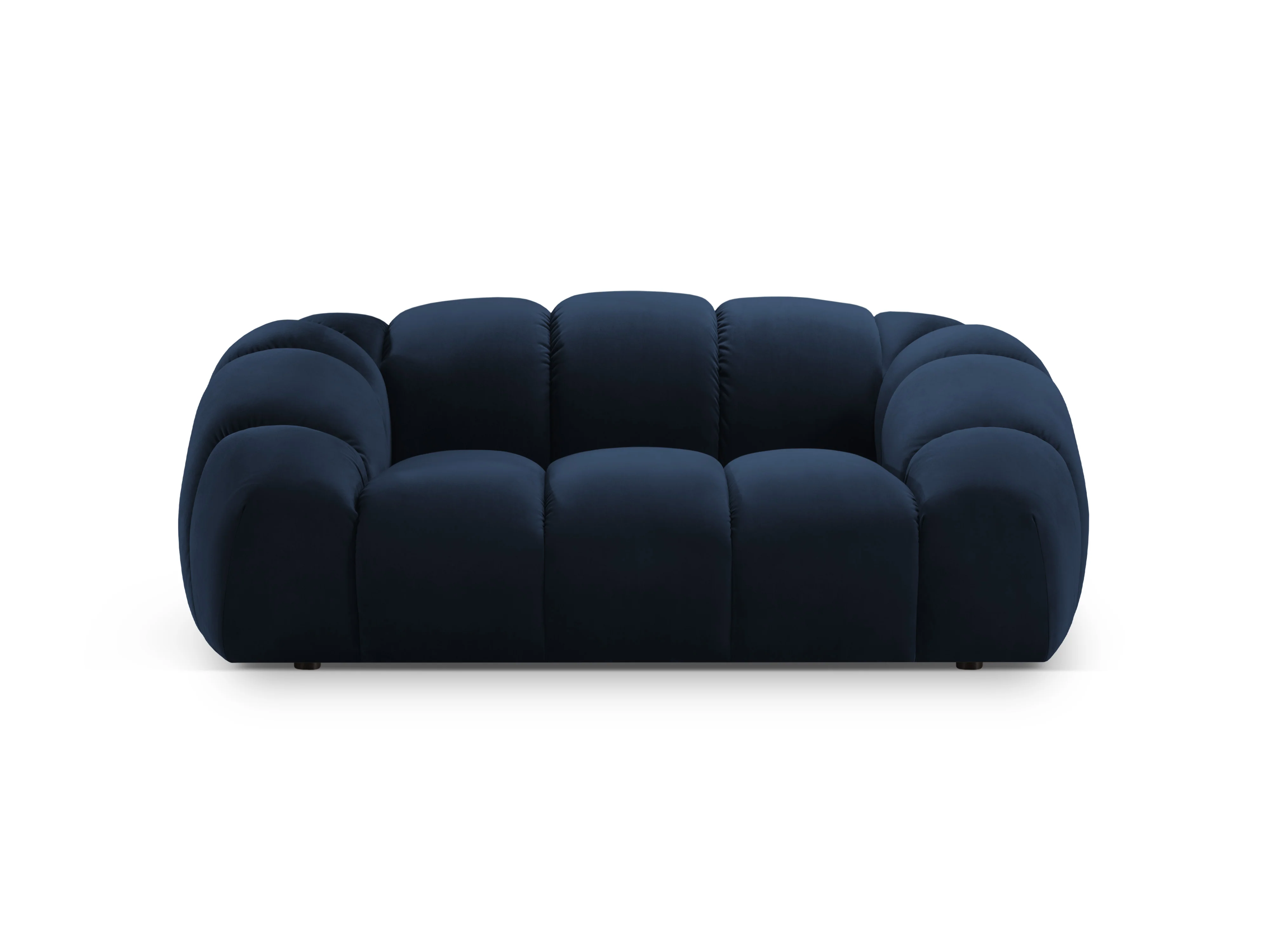 Sofa aksamitna 2-osobowa DIANA granat królewski - Image 3