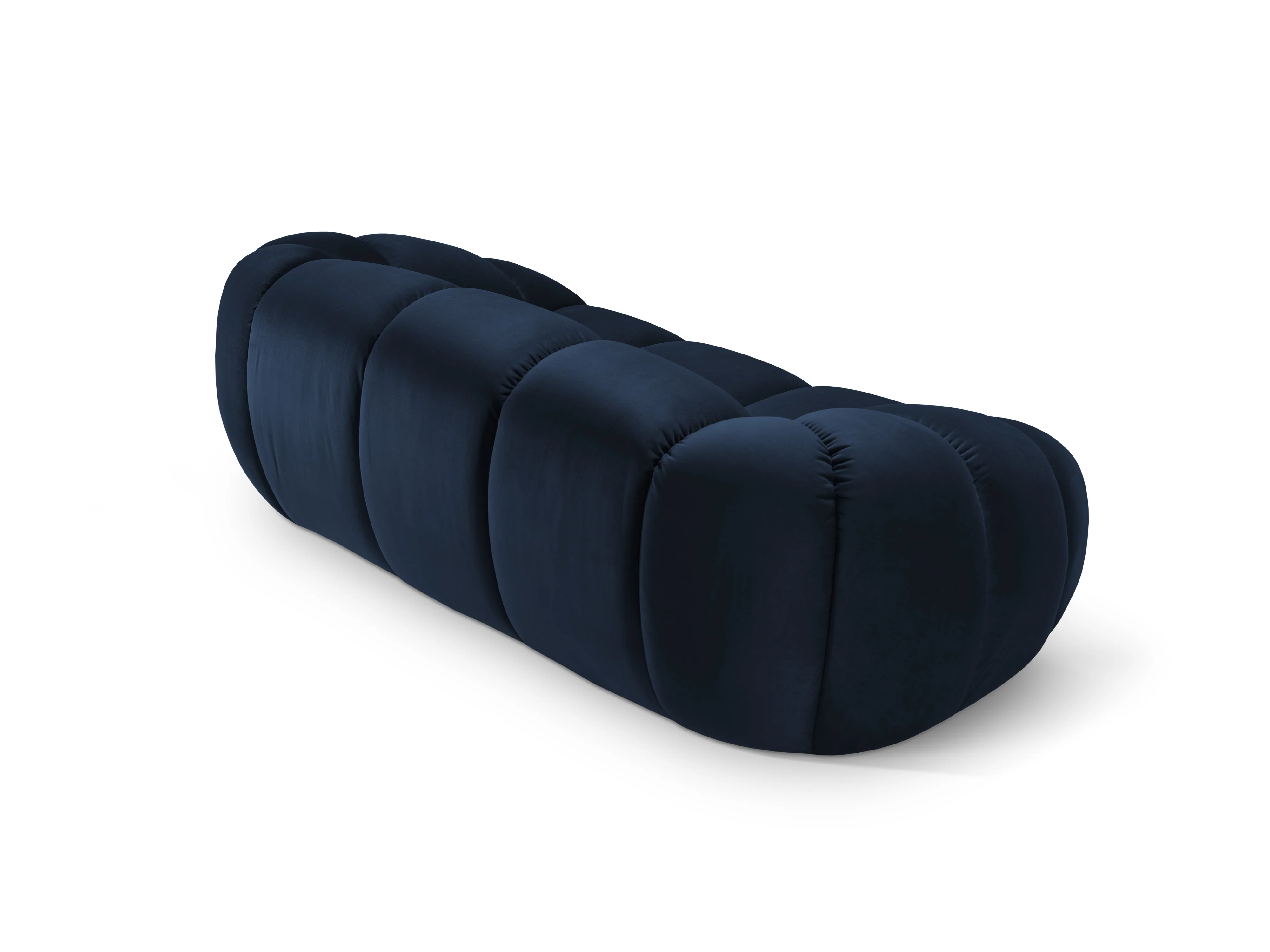 Sofa aksamitna 2-osobowa DIANA granat królewski - Image 4