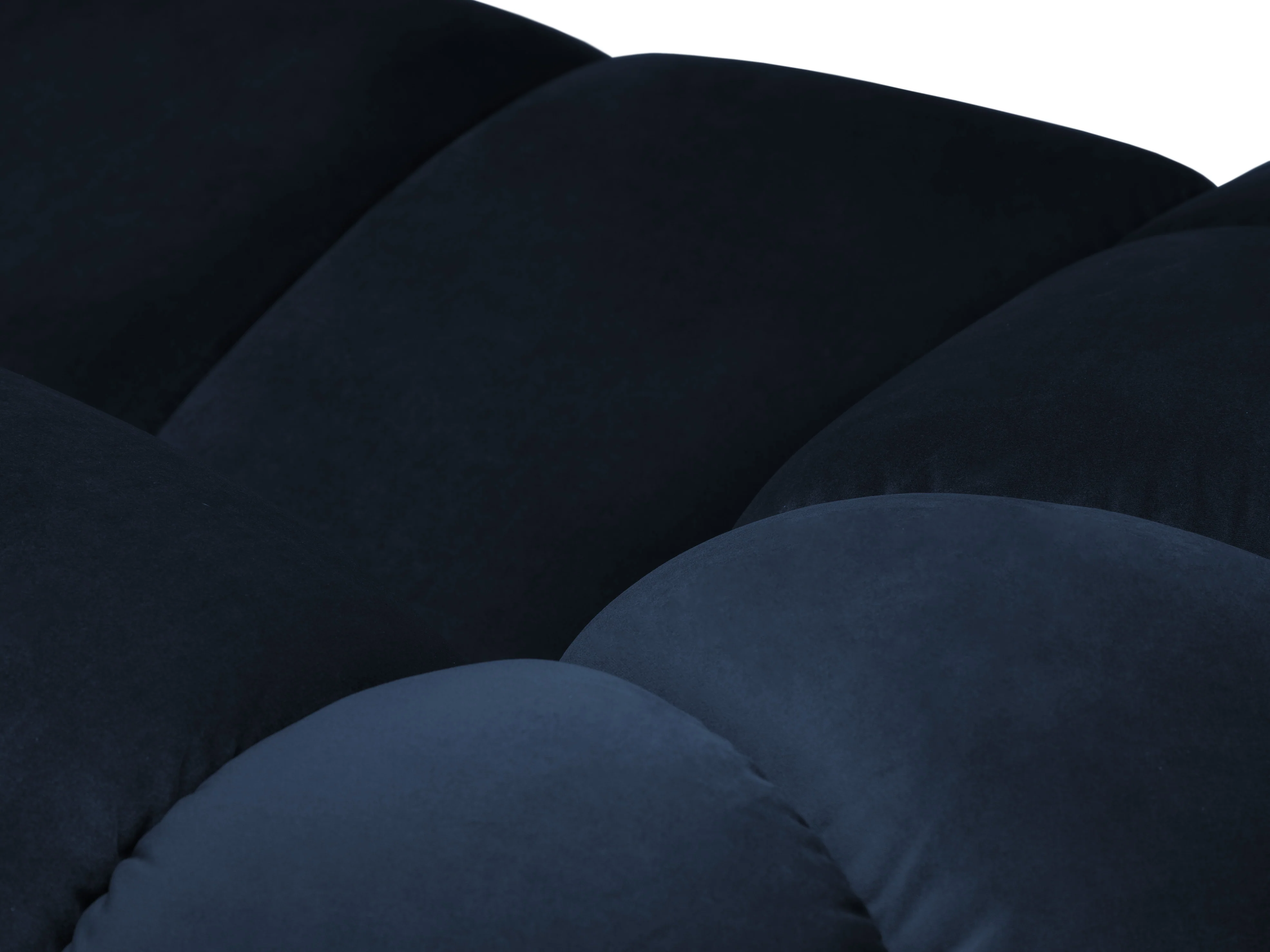 Sofa aksamitna 2-osobowa DIANA granat królewski - Image 5