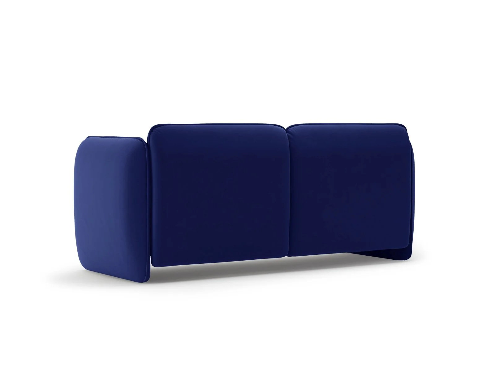 Sofa aksamitna 2-osobowa GEORGIA kobaltowy - Image 4