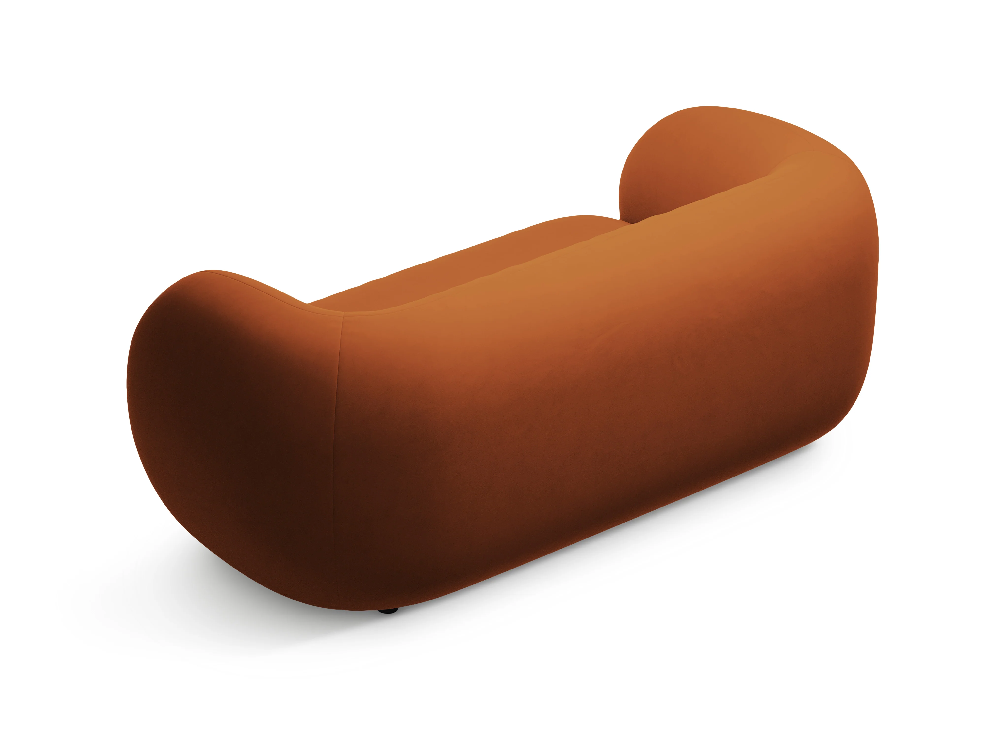 Sofa aksamitna 2-osobowa KATE terracotta - Image 3