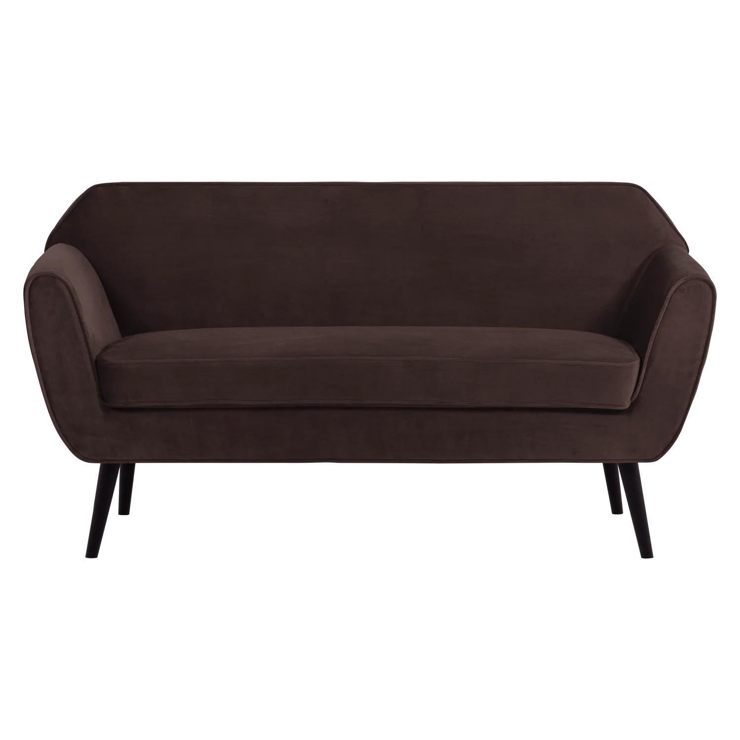 Sofa aksamitna 2-osobowa ROCCO brązowy - Image 3