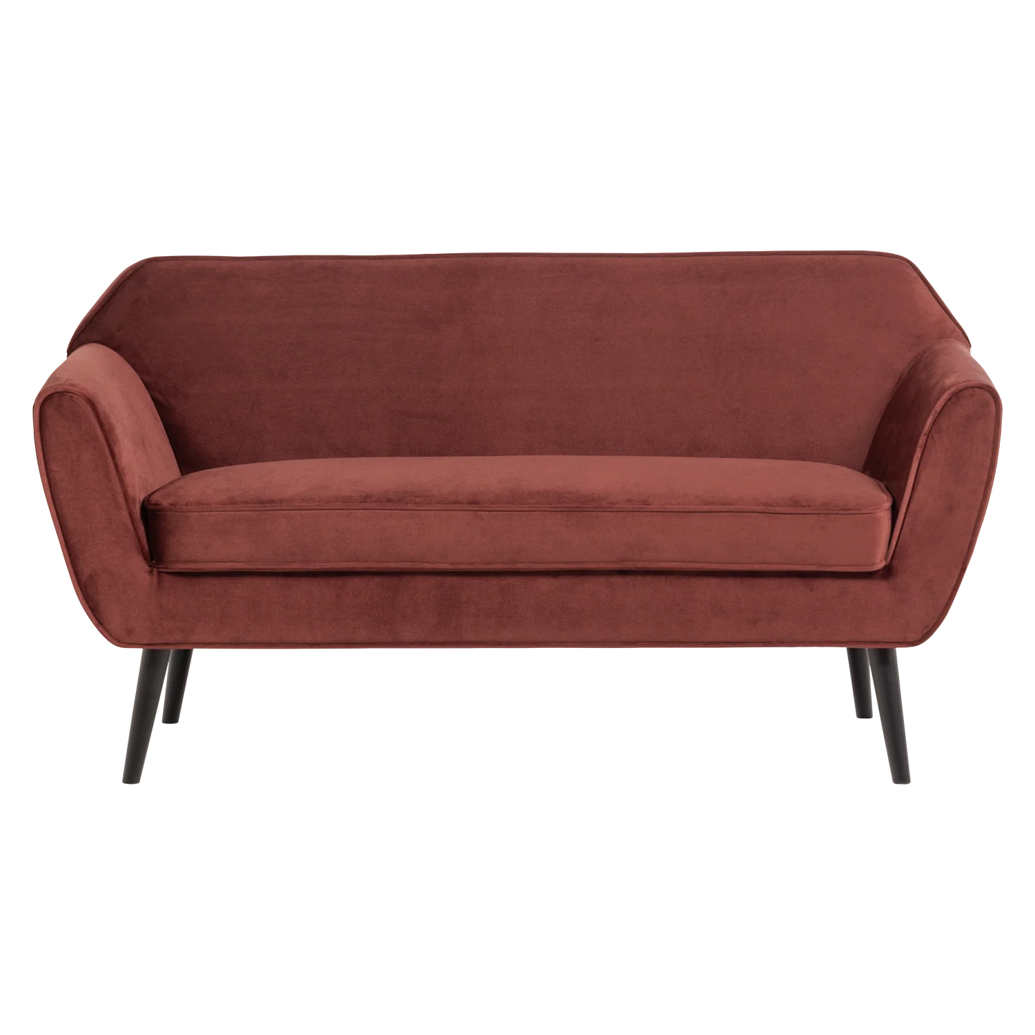 Sofa aksamitna 2-osobowa ROCCO burgundowy - Image 3