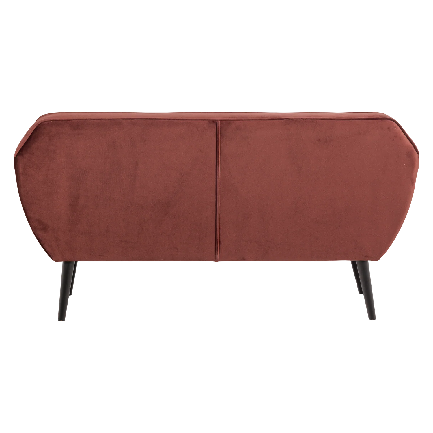 Sofa aksamitna 2-osobowa ROCCO burgundowy - Image 4