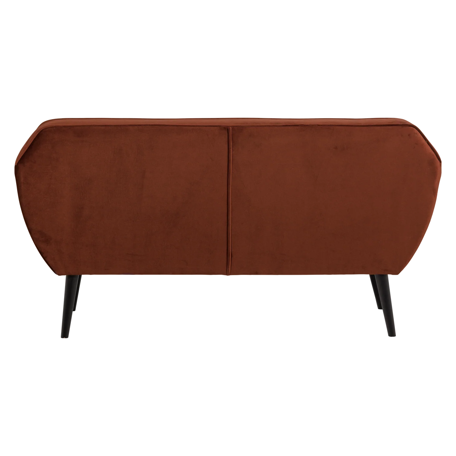 Sofa aksamitna 2-osobowa ROCCO ceglany brązowy - Image 4