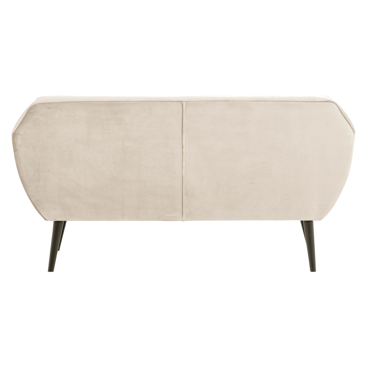 Sofa aksamitna 2-osobowa ROCCO kremowy - Image 4