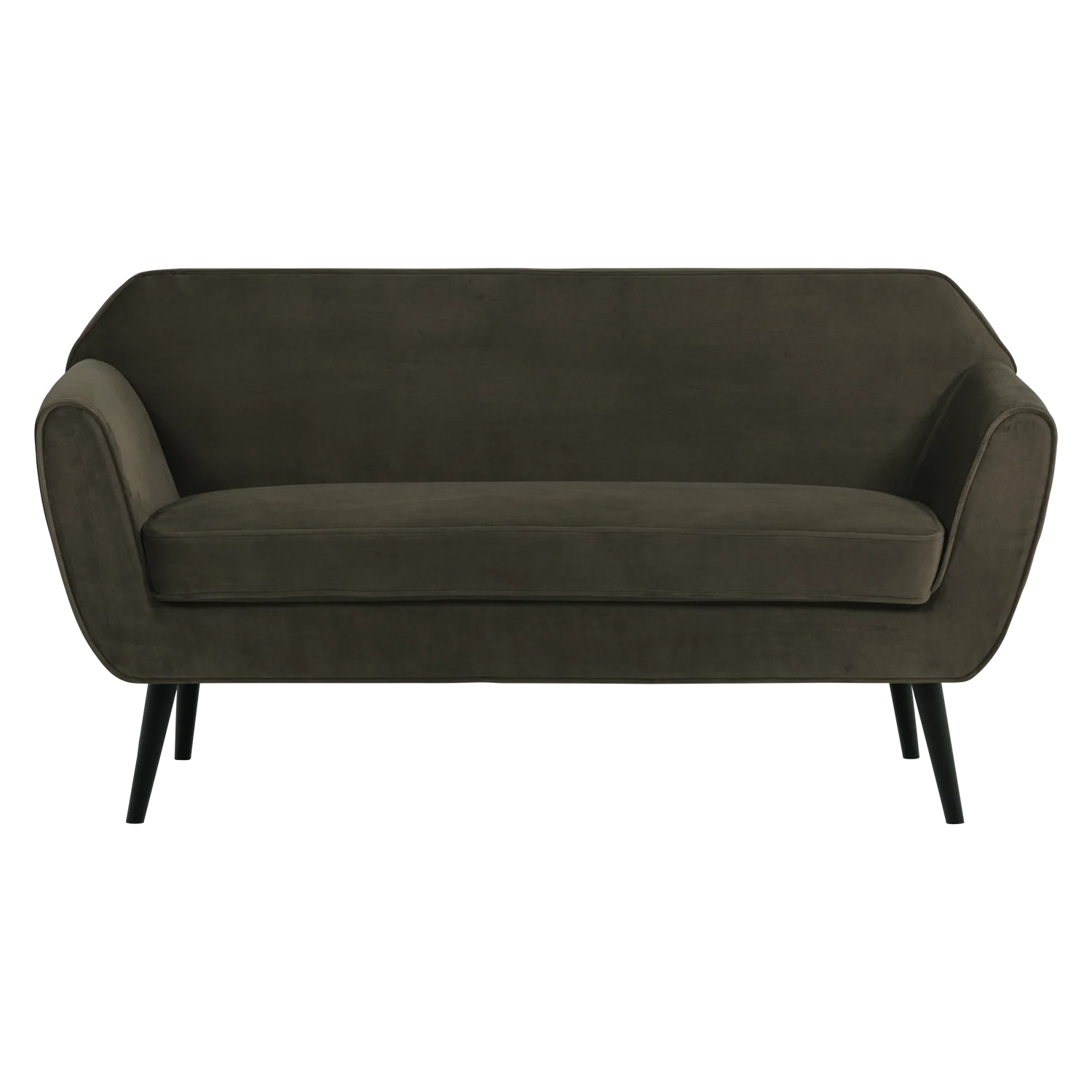 Sofa aksamitna 2-osobowa ROCCO oliwkowy - Image 3