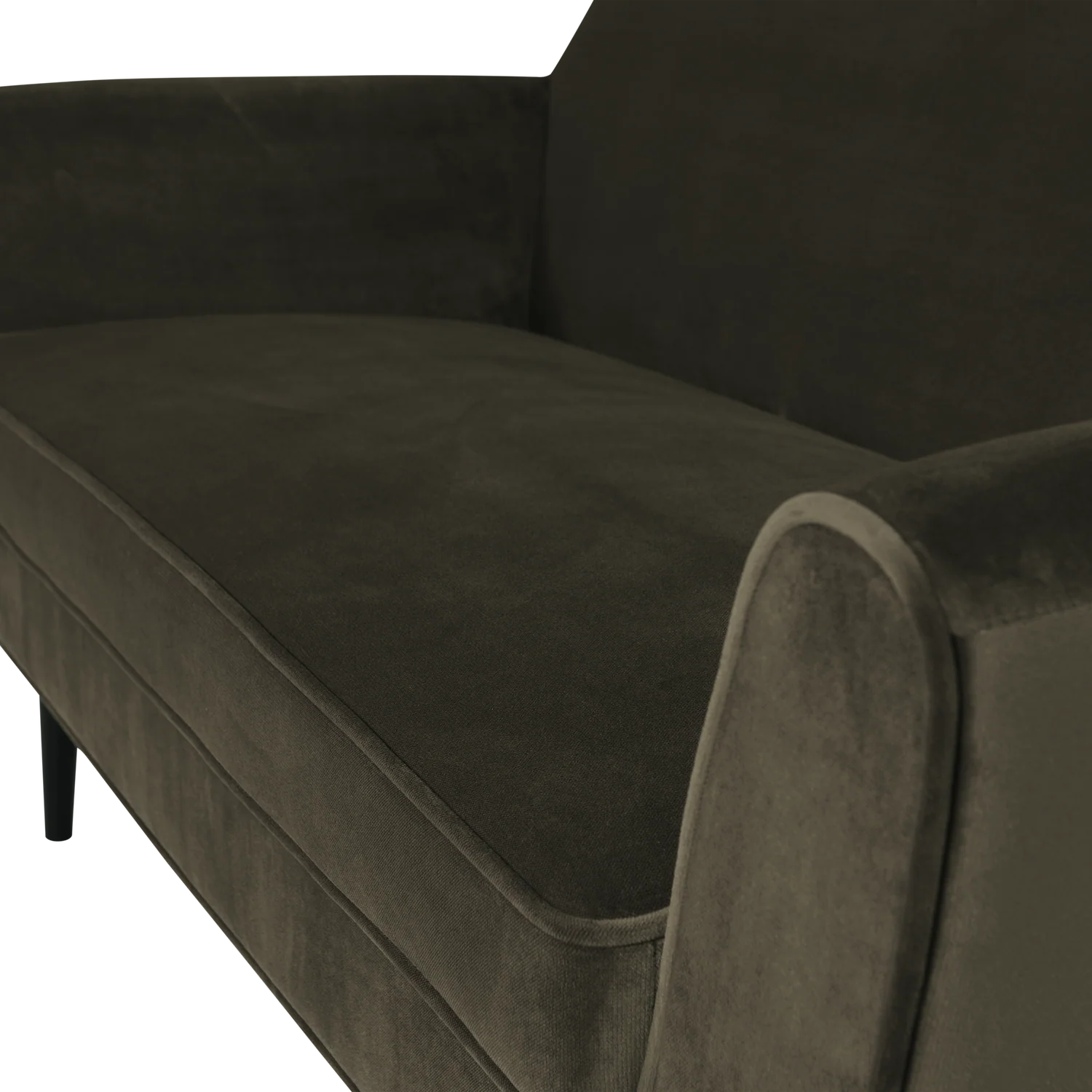 Sofa aksamitna 2-osobowa ROCCO oliwkowy - Image 6