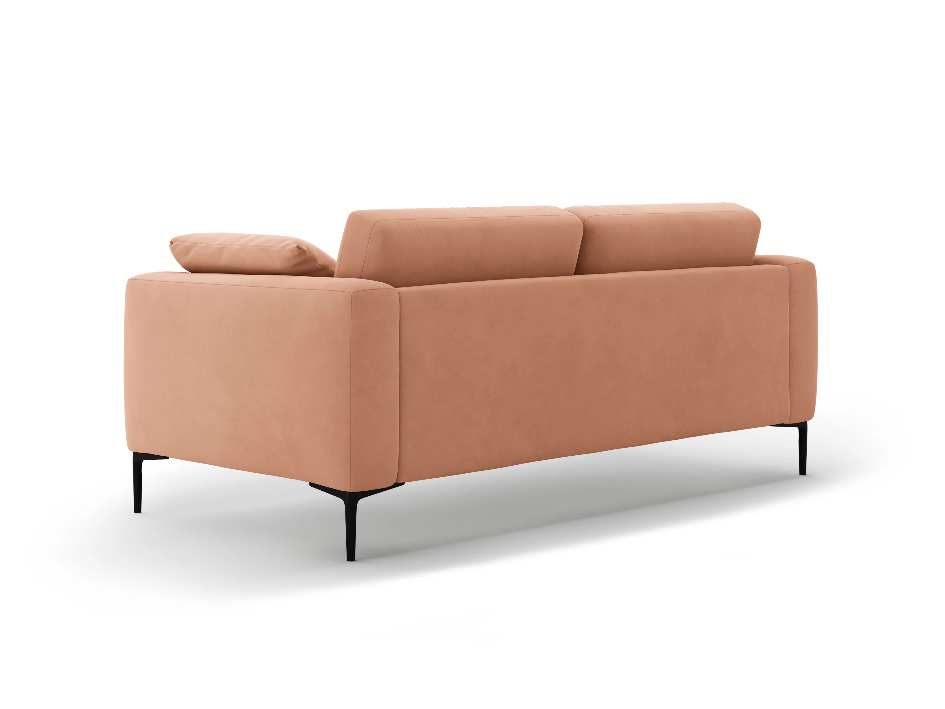 Sofa aksamitna 3-osobowa BEMY różowy - Image 5