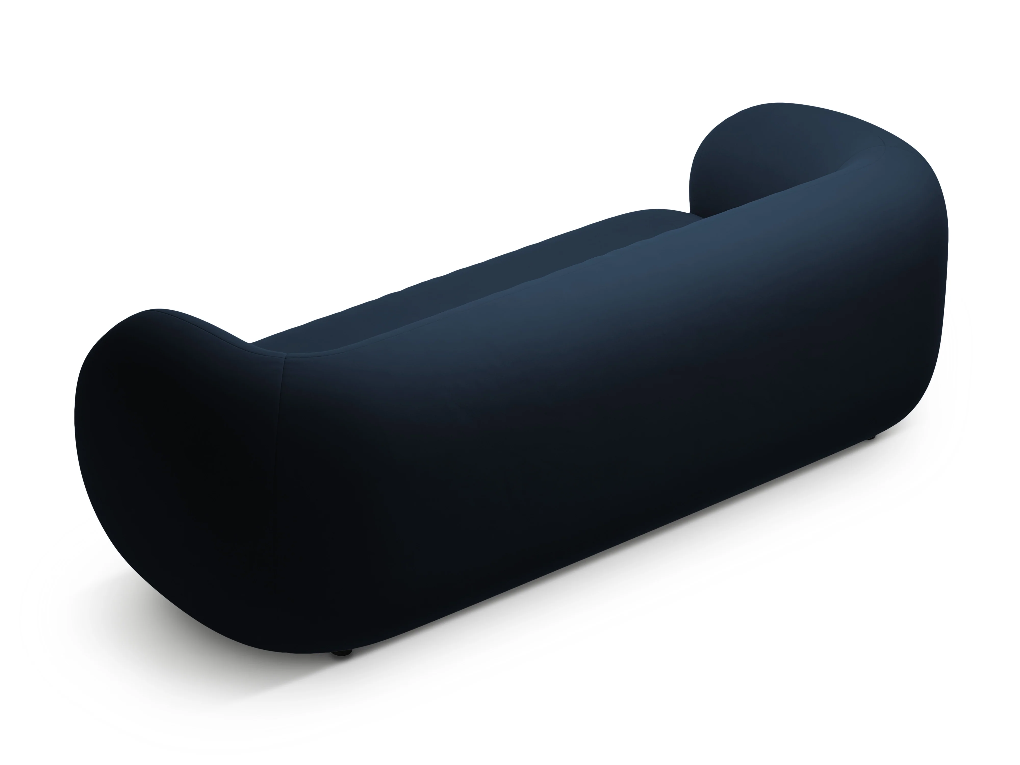 Sofa aksamitna 3-osobowa KATE granat królewski - Image 3