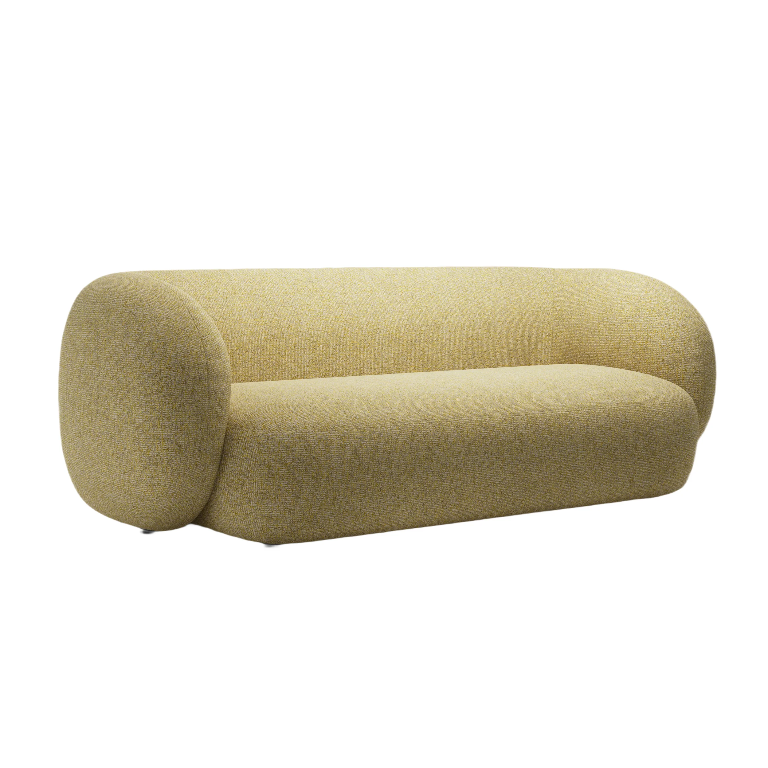 Sofa 3-osobowa KATE żółty melanż