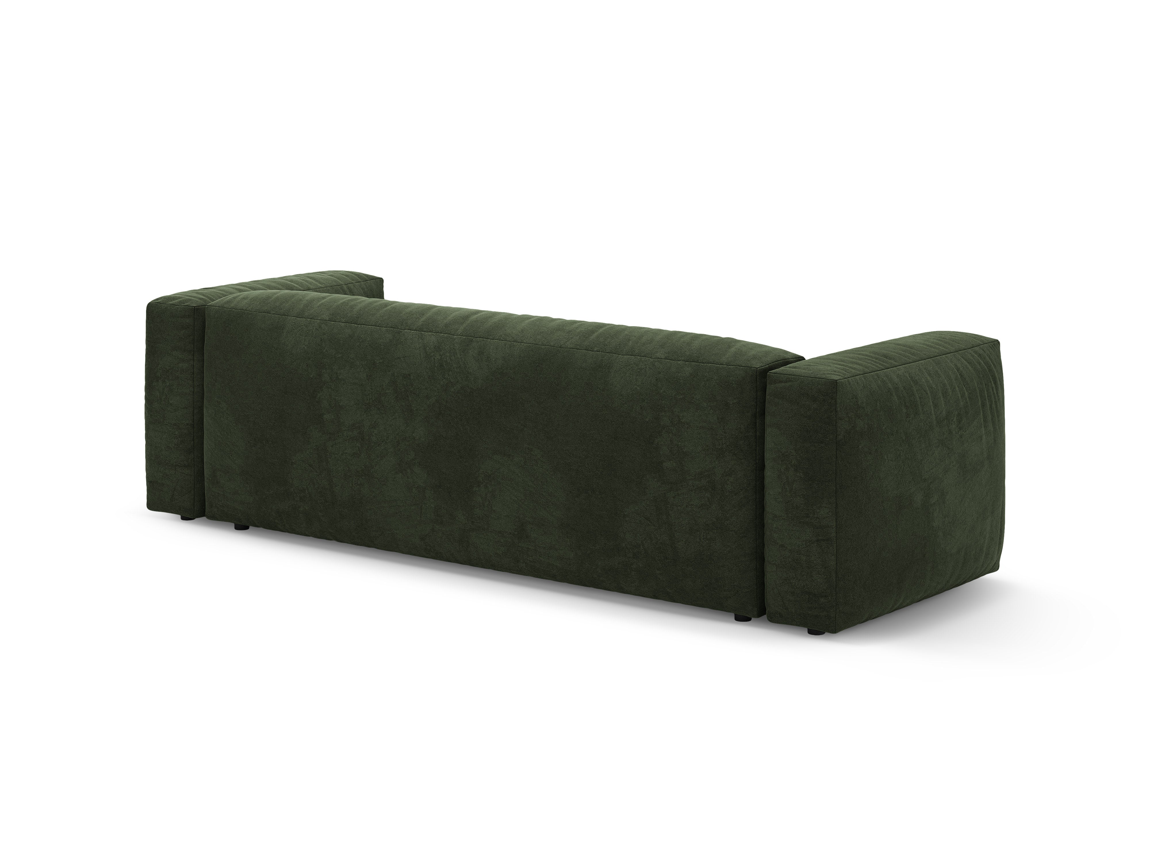 Sofa aksamitna 3-osobowa z funkcją spania MARTINA zielony - Image 5