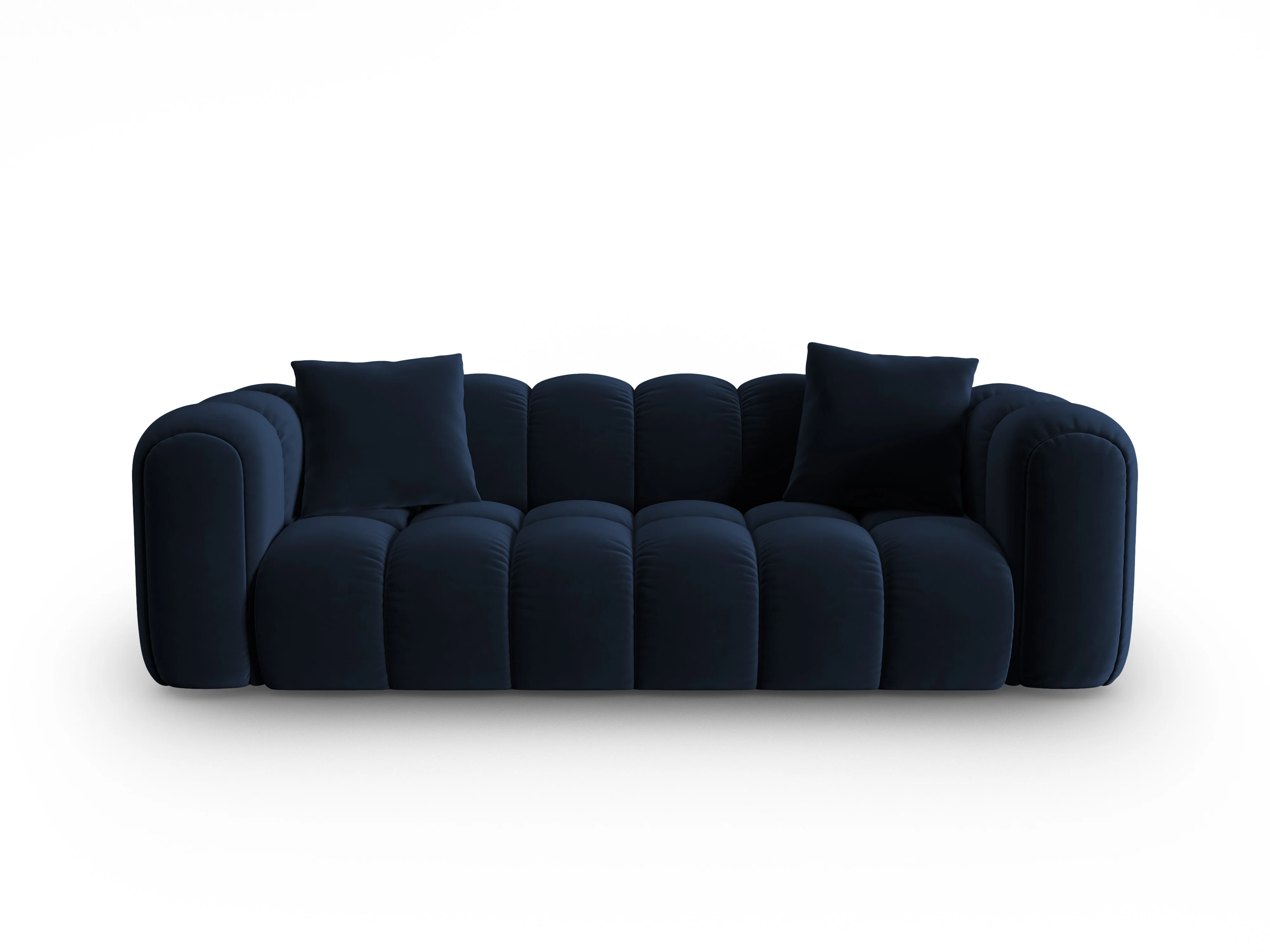 Sofa aksamitna 4-osobowa ASTRO granat królewski - Image 2