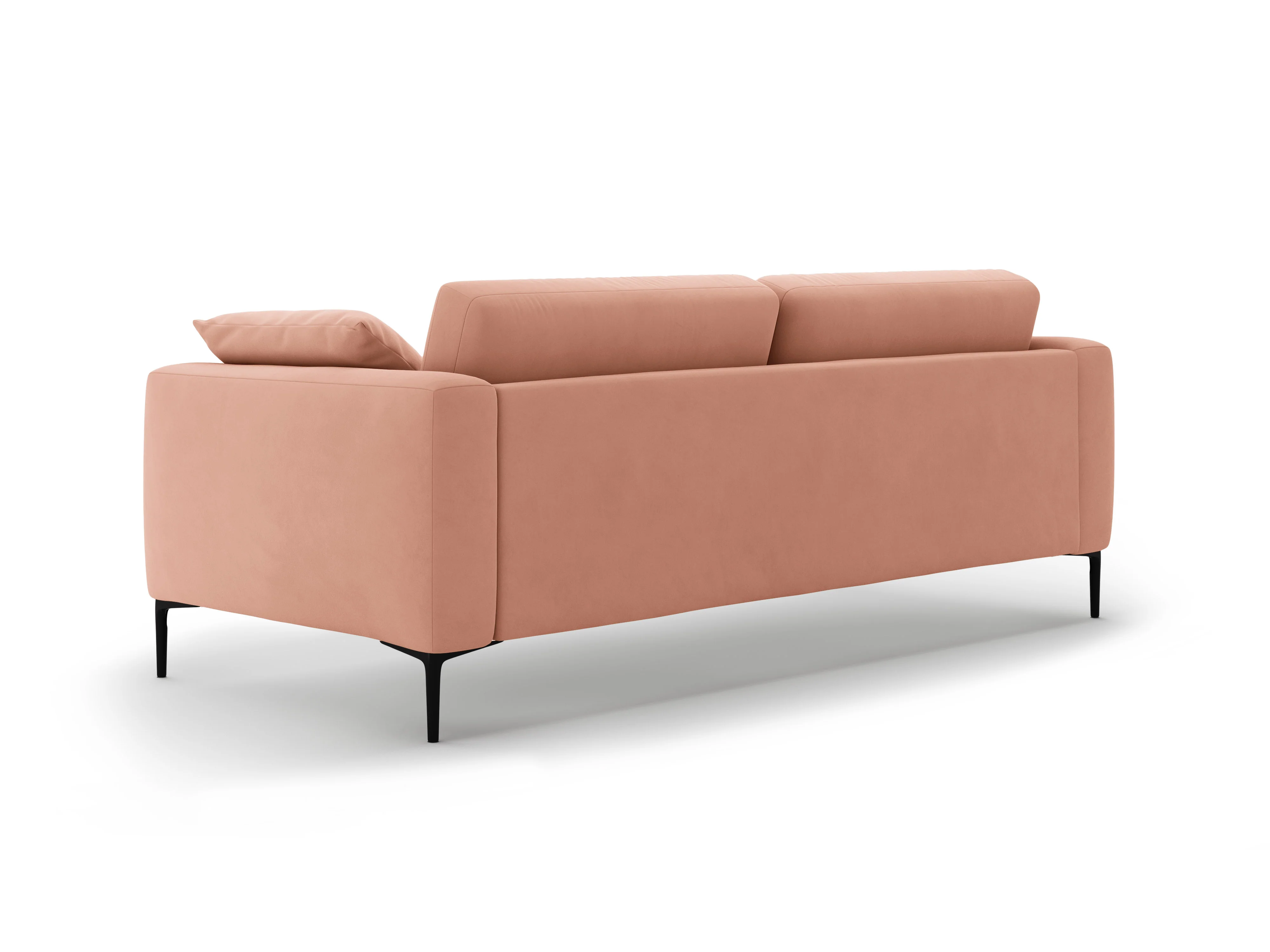 Sofa aksamitna 4-osobowa BEMY różowy - Image 5