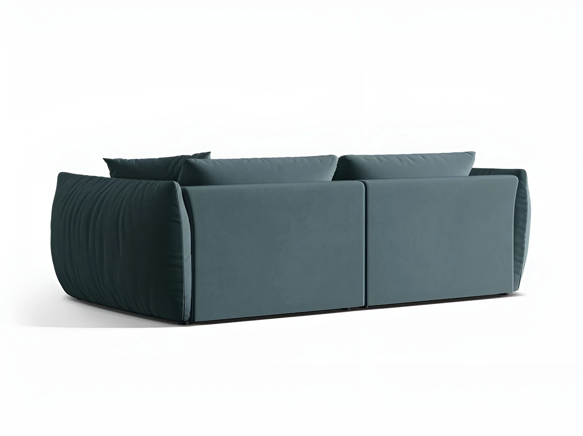 Sofa aksamitna 4-osobowa CHRIS jasnoniebieski - Image 4