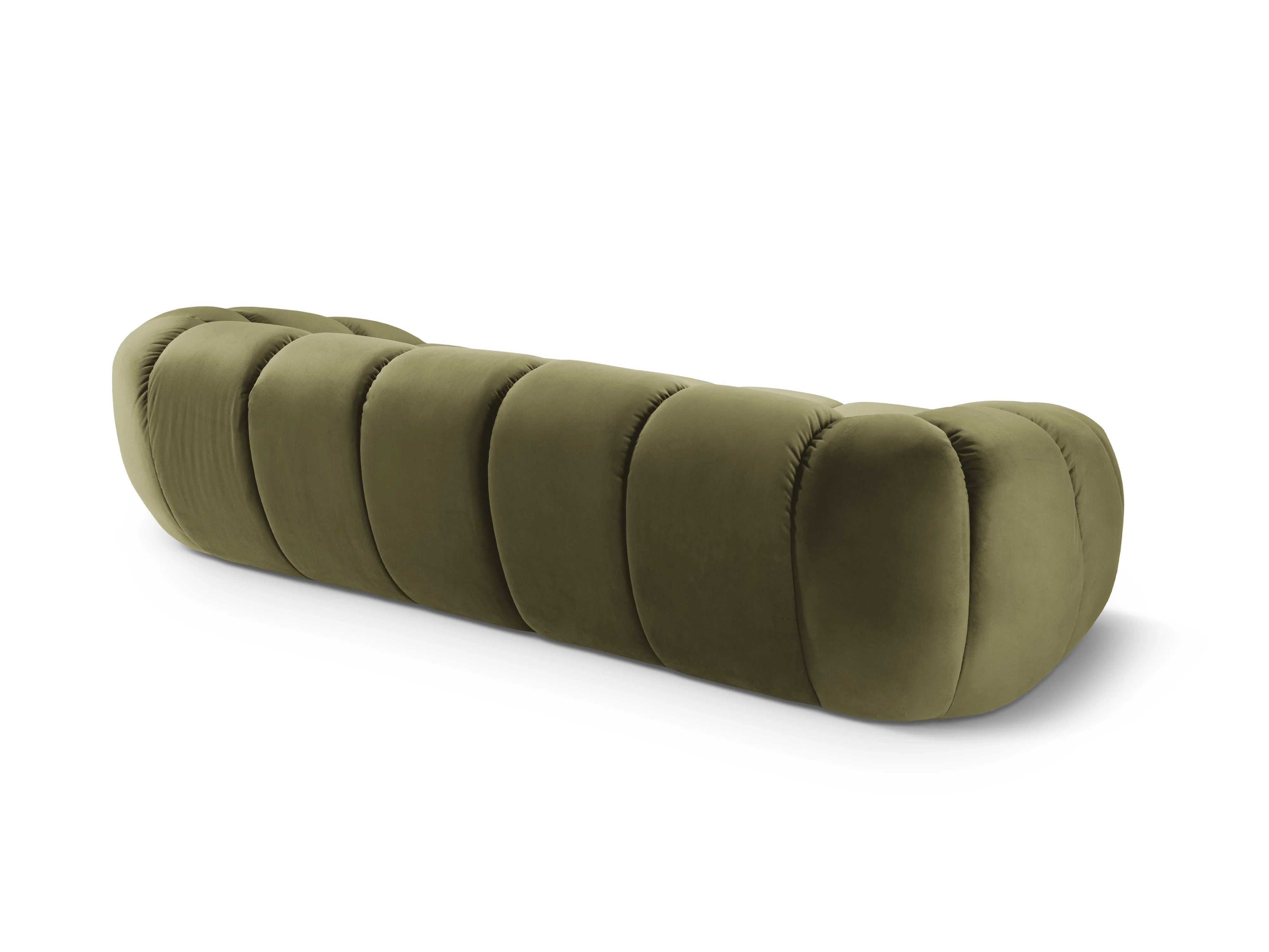 Sofa aksamitna 4-osobowa DIANA zielony - Image 4