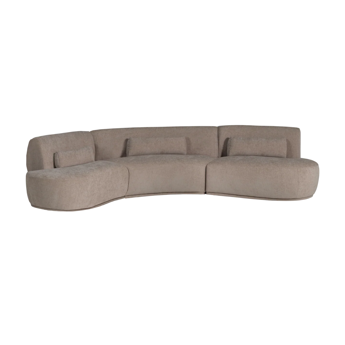 Sofa półokrągła 6-osobowa BATAVIER piaskowy