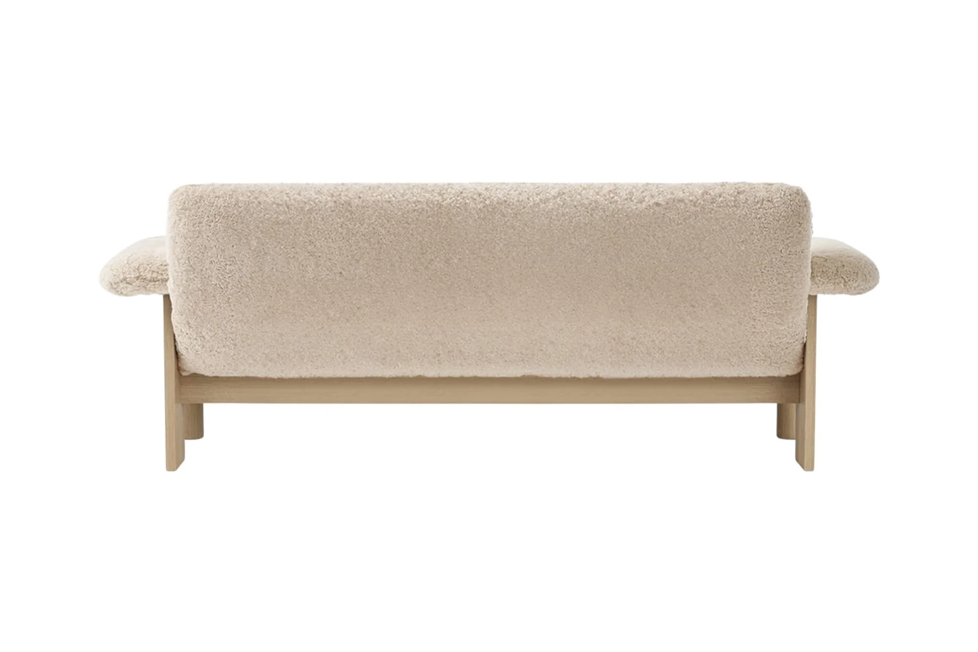 Sofa BRASILIA skóra owcza z dębową podstawą - Image 7
