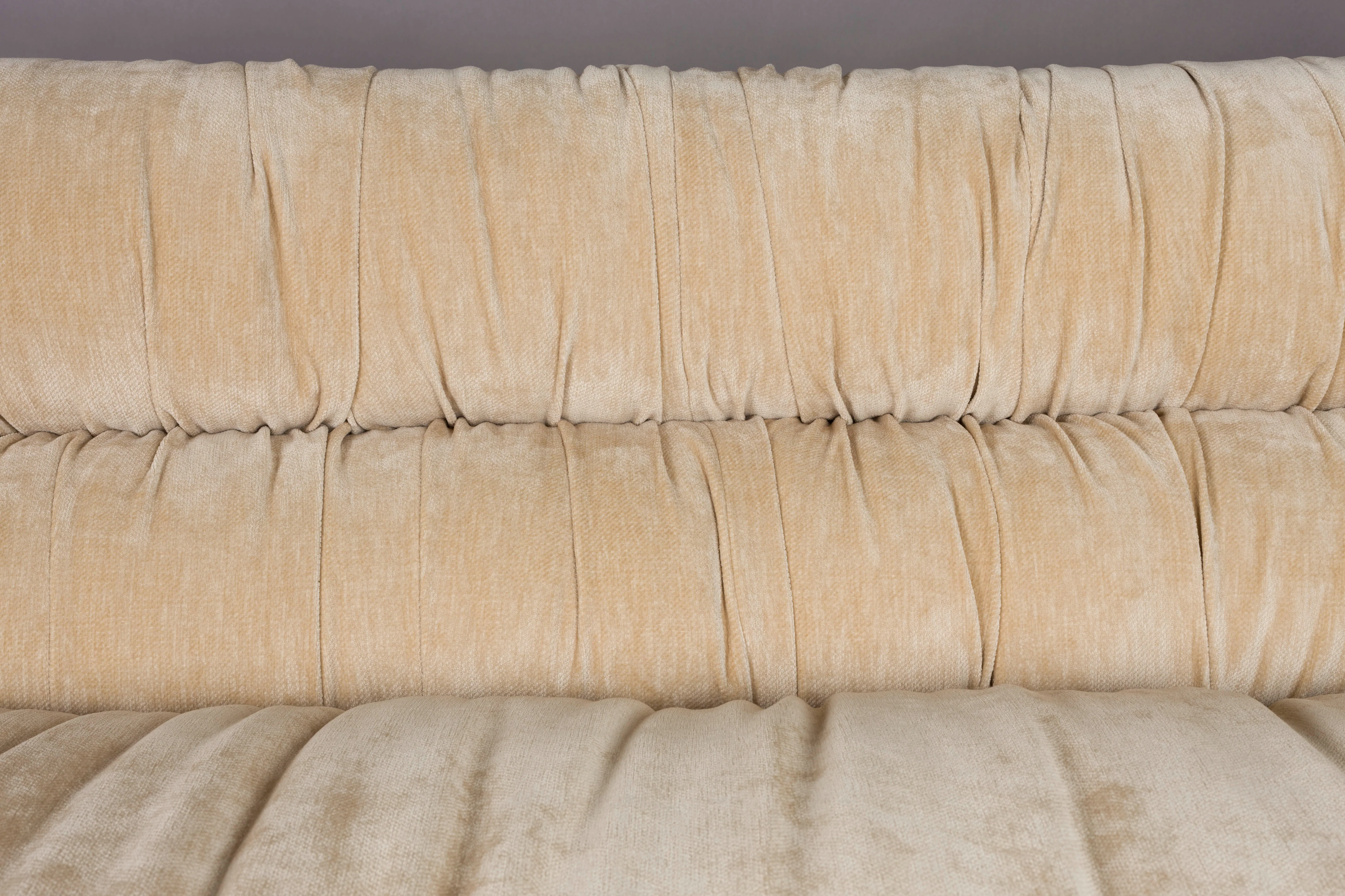 Sofa DOUGLAS beżowy welur - Image 4
