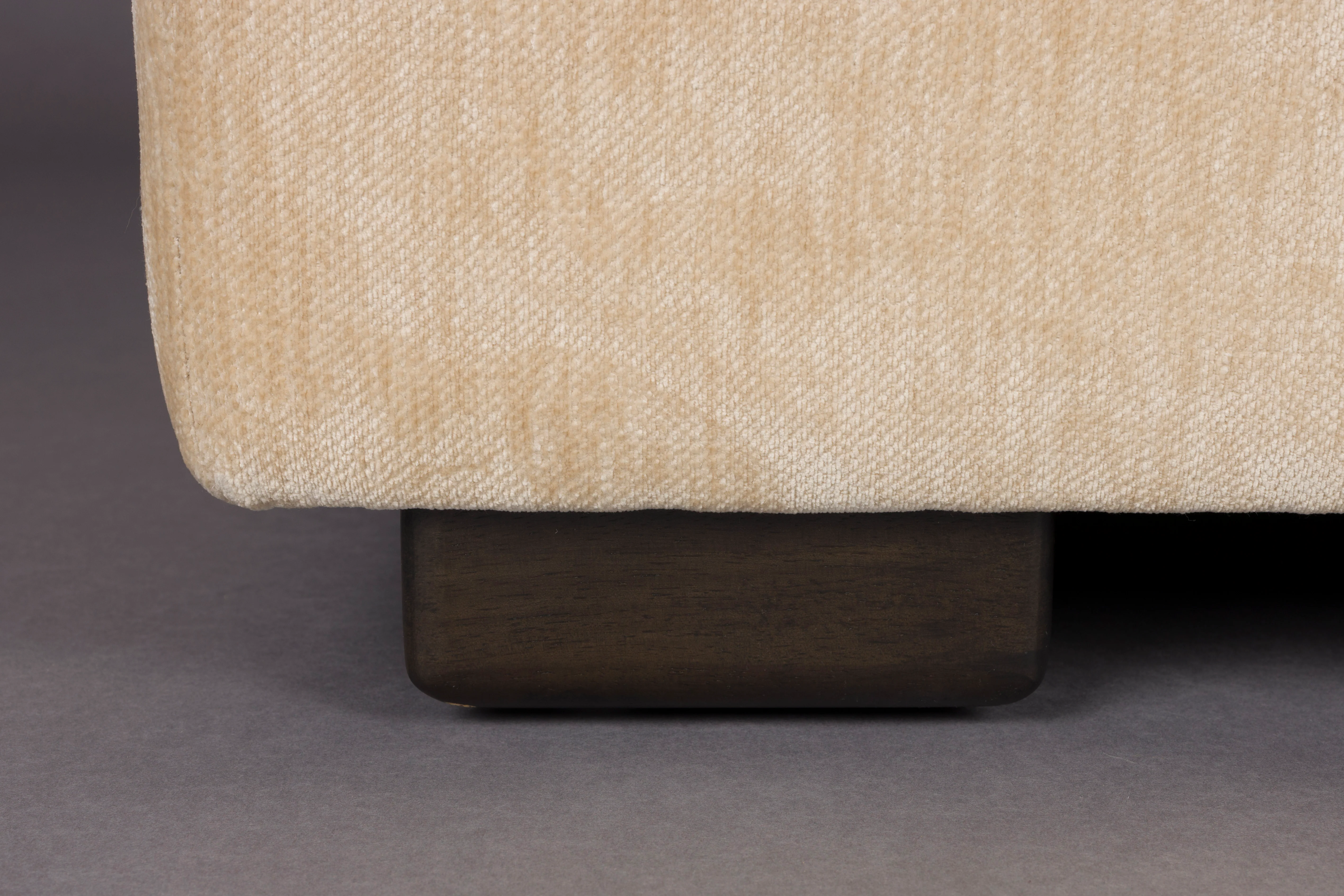 Sofa DOUGLAS beżowy welur - Image 8