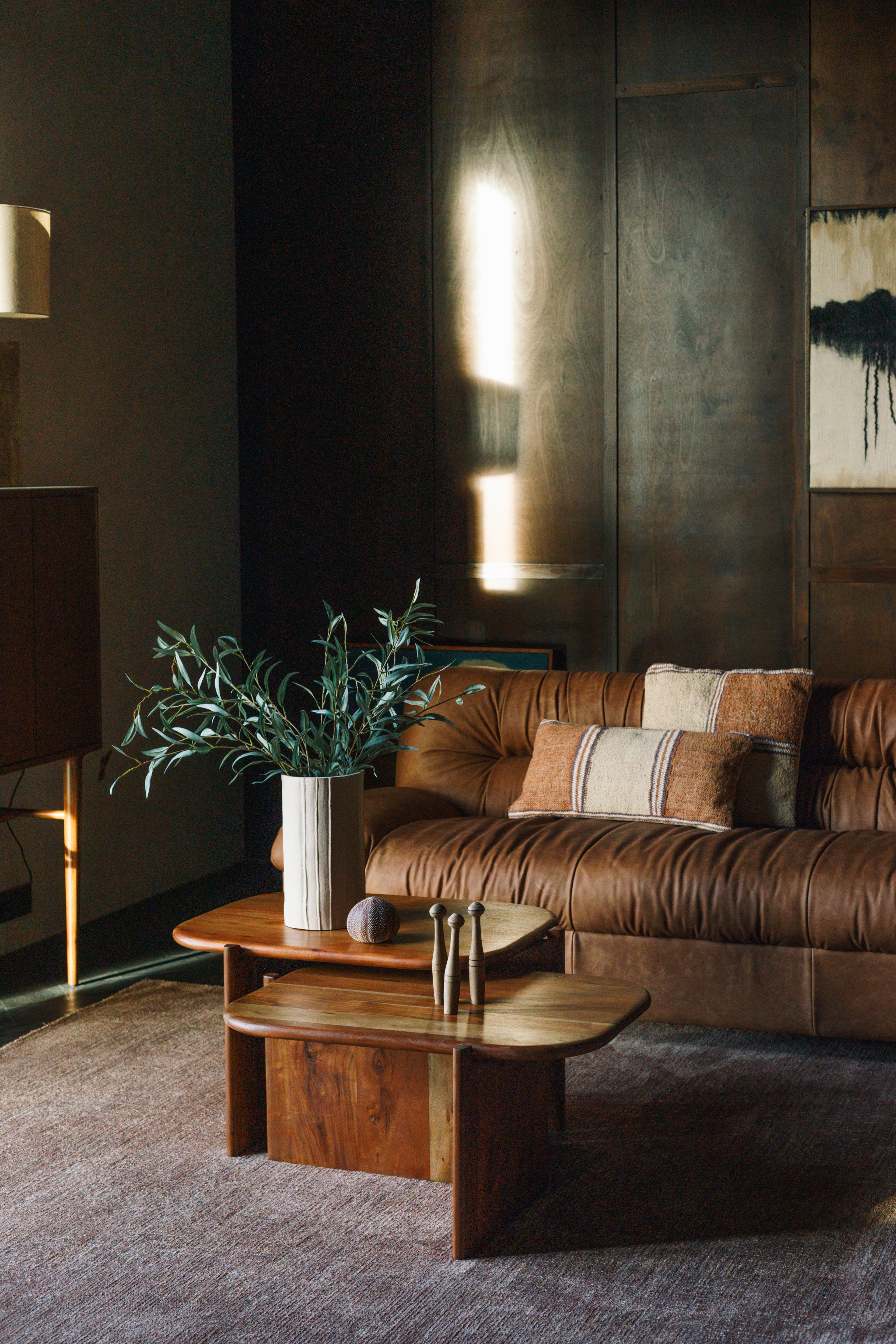 Sofa DOUGLAS koniakowa skóra - Image 3