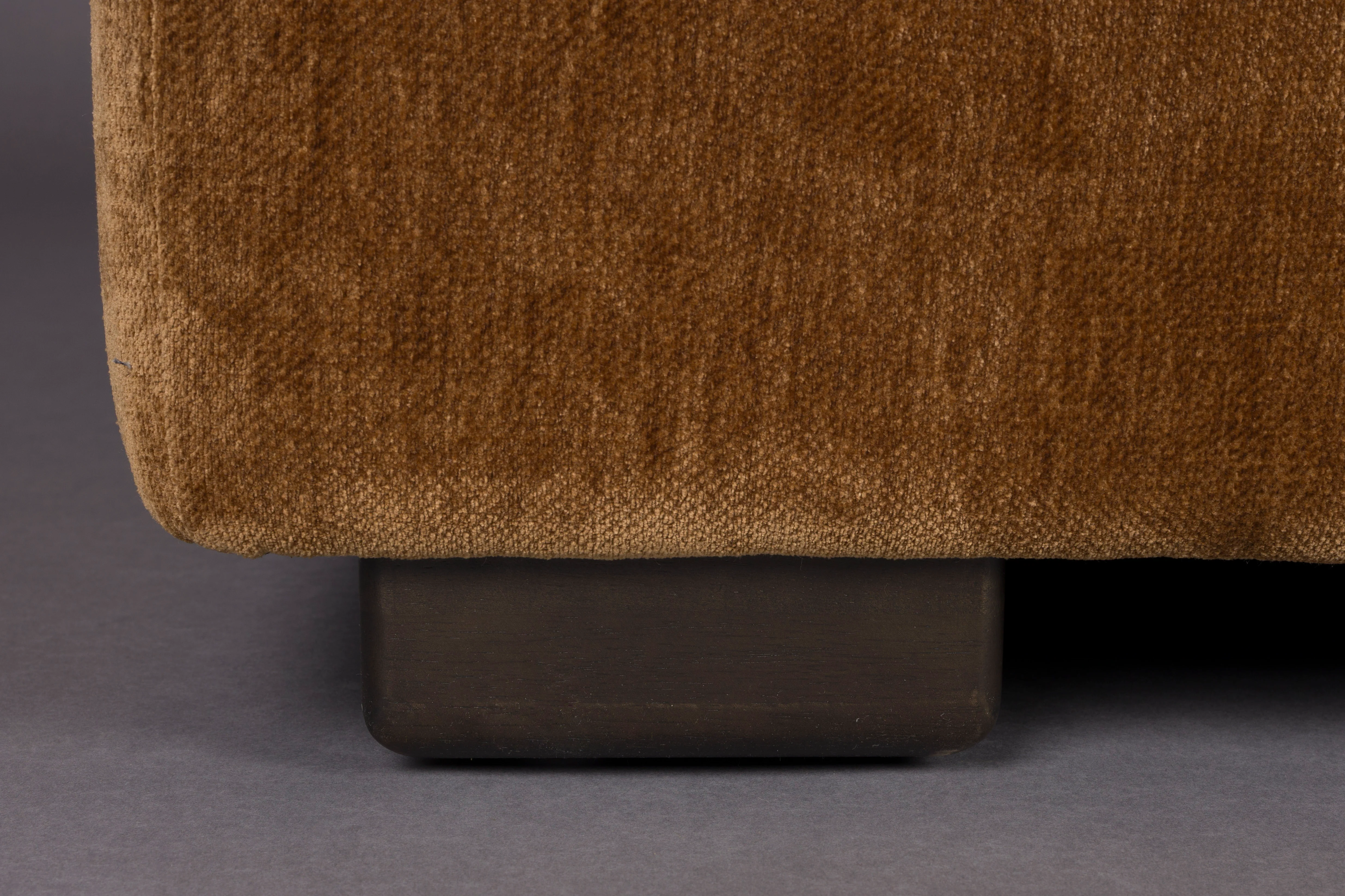 Sofa DOUGLAS koniakowy welur - Image 11