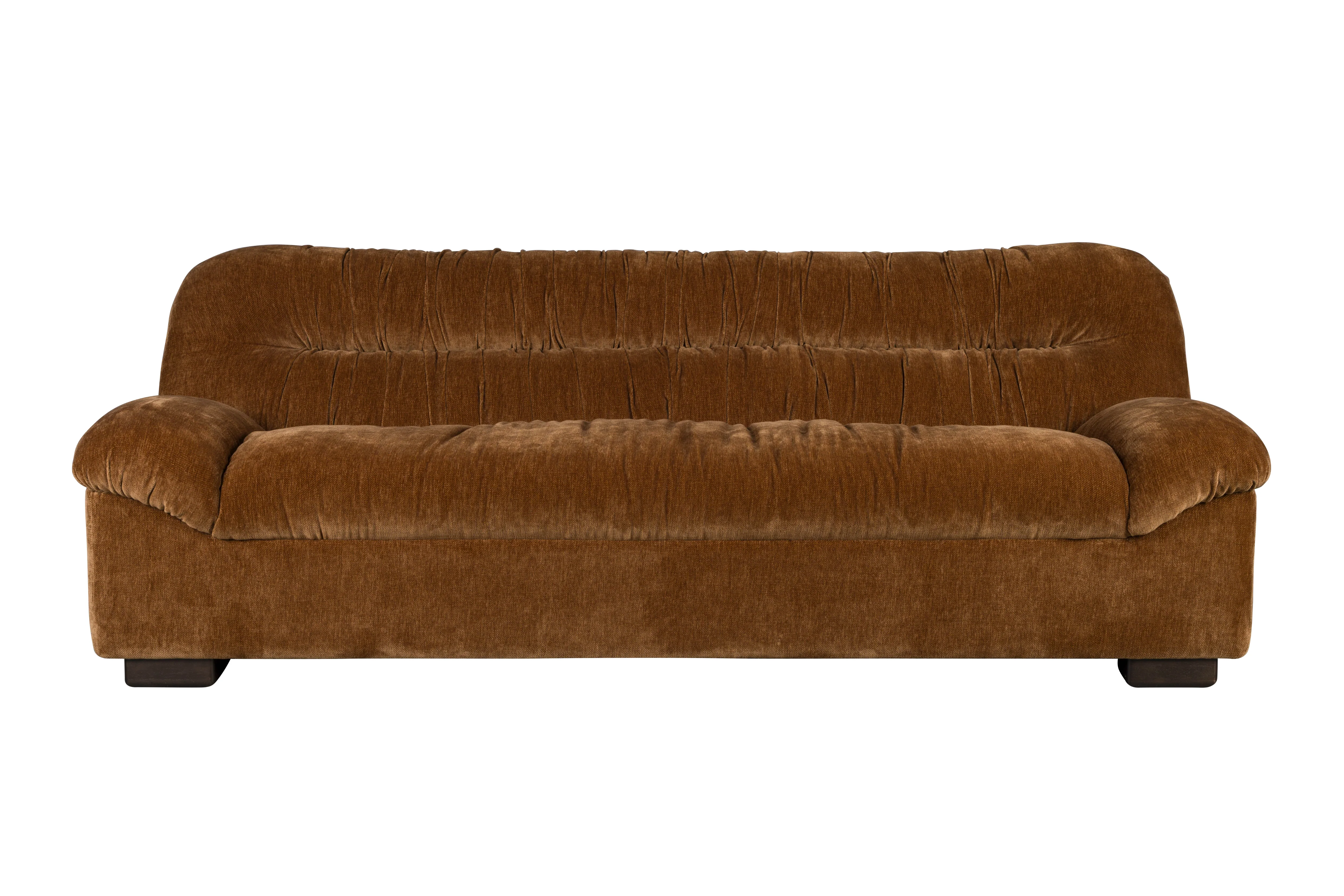 Sofa DOUGLAS koniakowy welur - Image 3