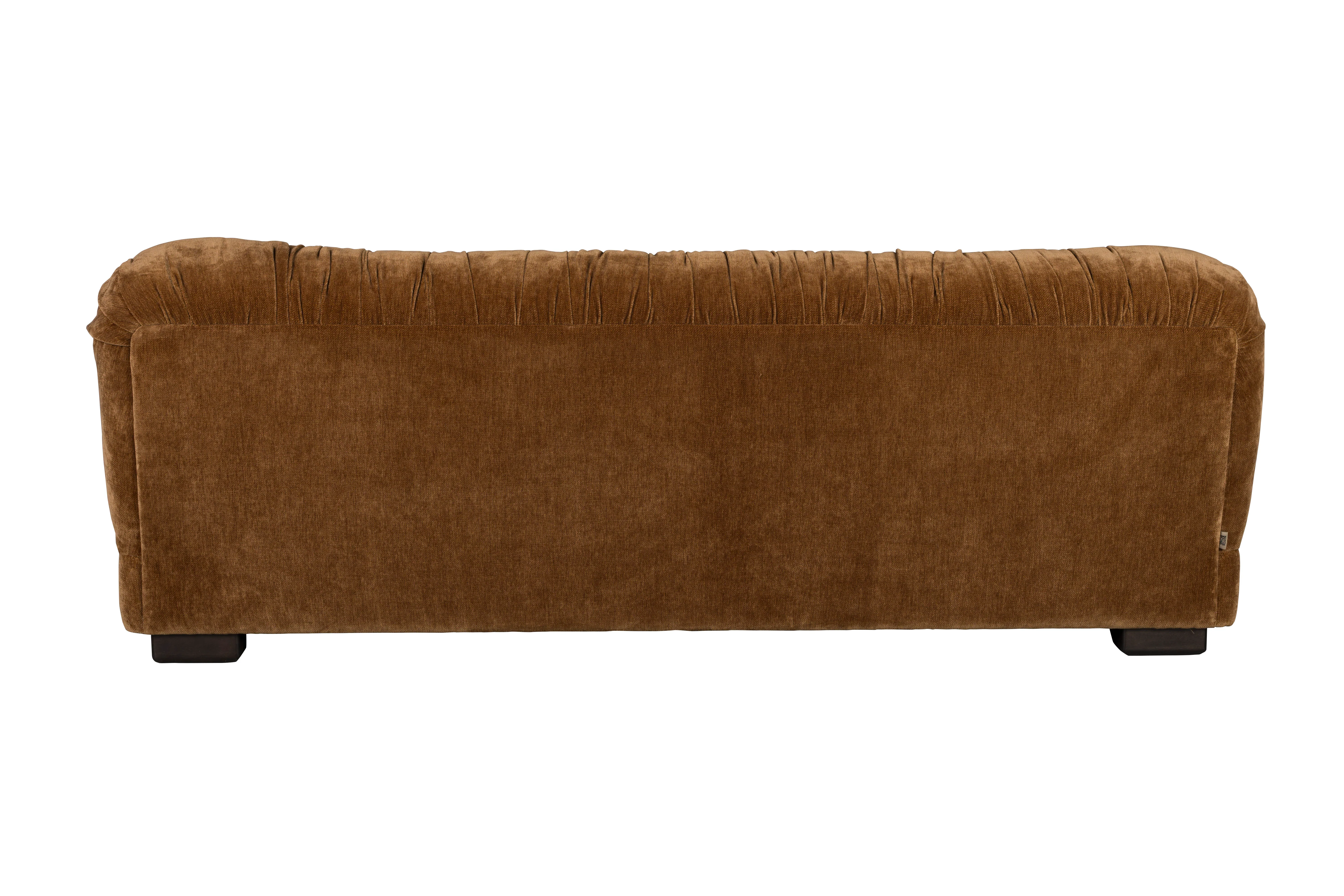 Sofa DOUGLAS koniakowy welur - Image 5