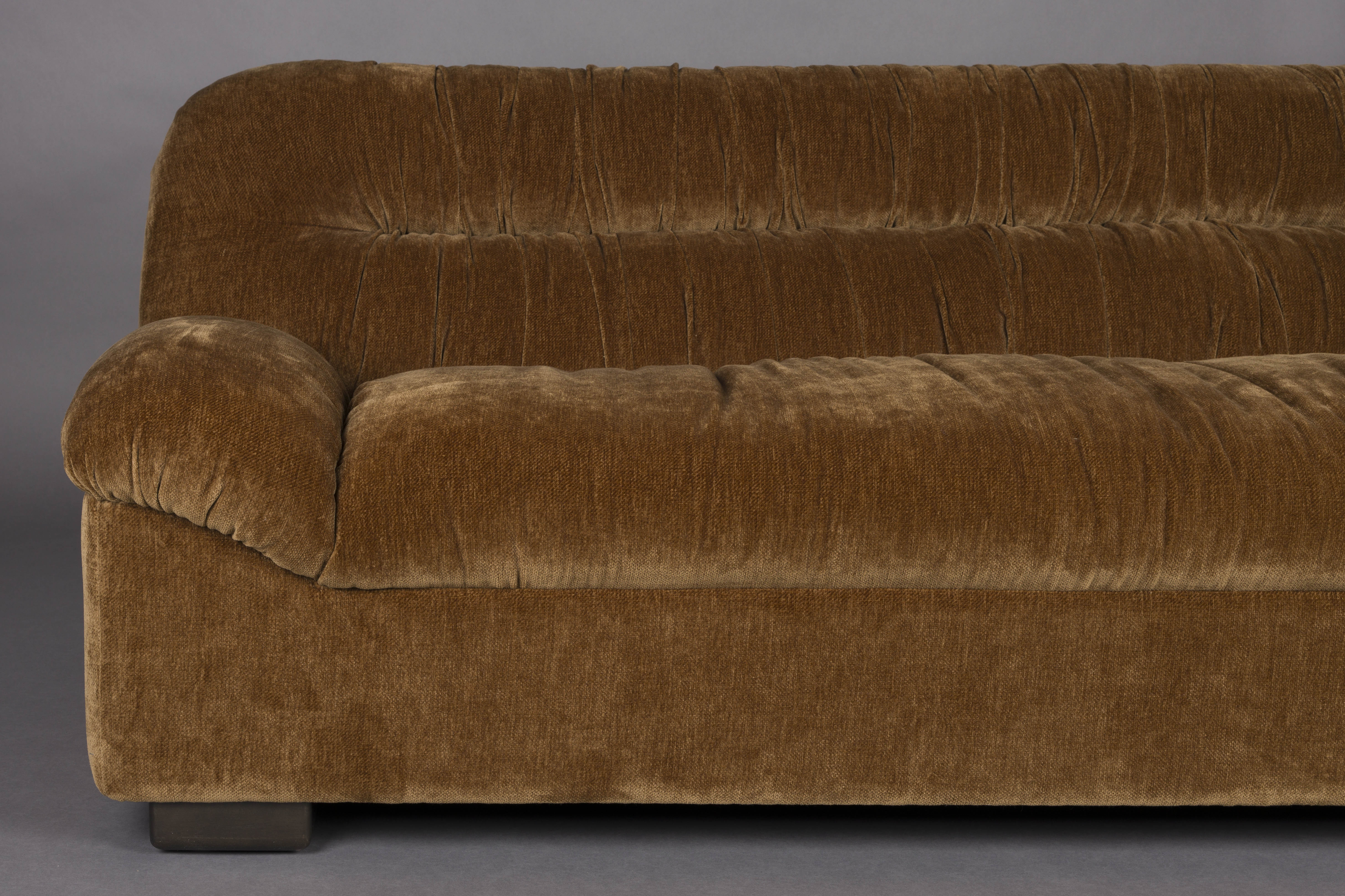 Sofa DOUGLAS koniakowy welur - Image 7