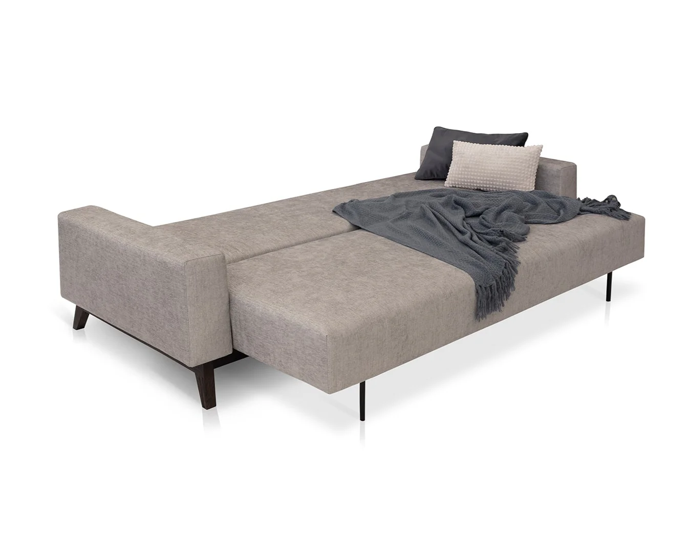 Sofa rozkładana DUNA z dębową podstawą - Image 2