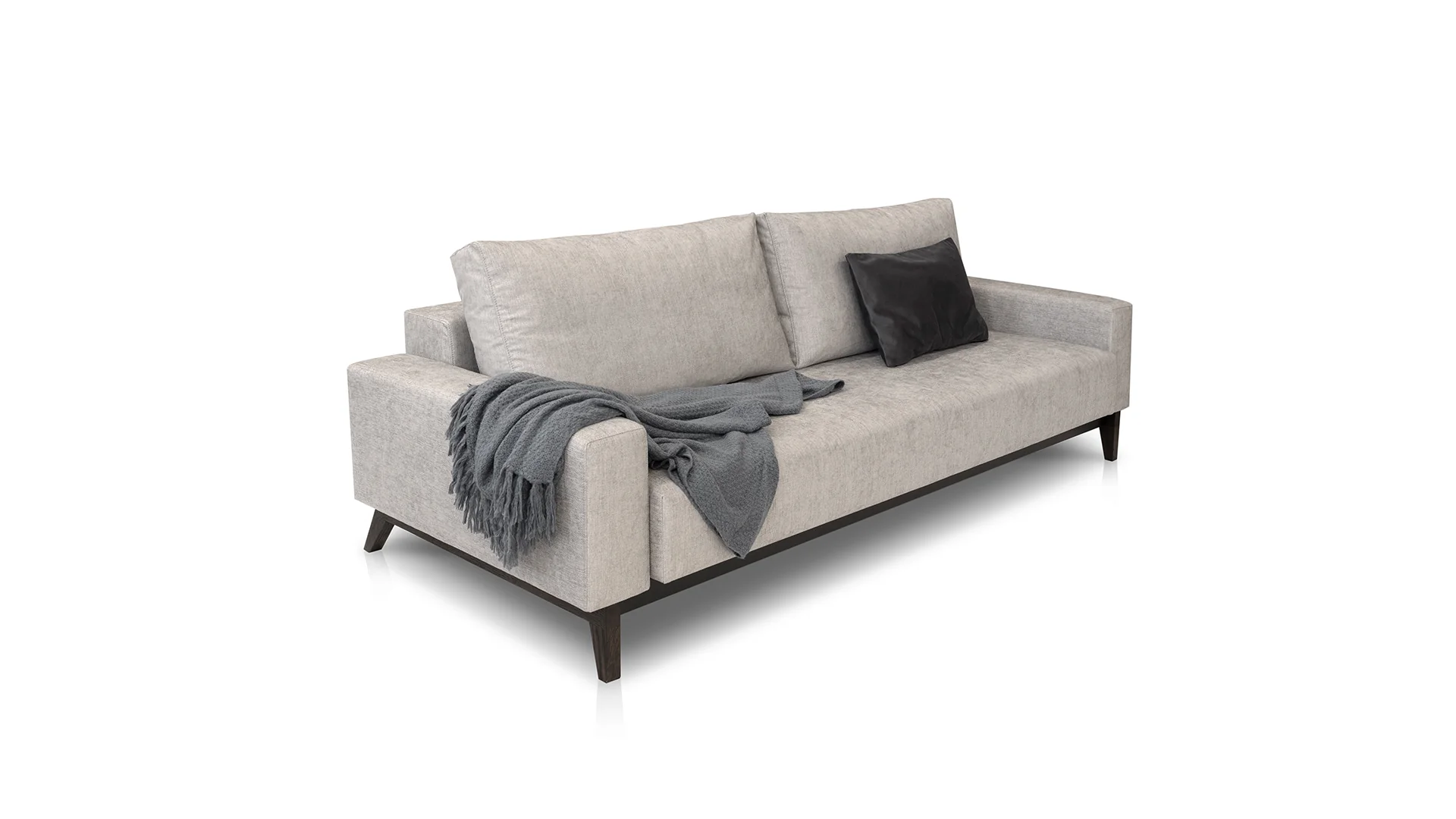 Sofa rozkładana DUNA z dębową podstawą - Image 3