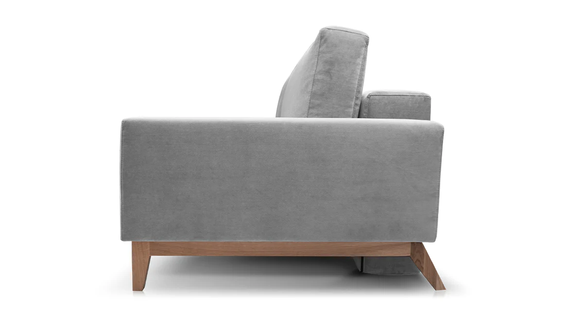 Sofa rozkładana DUNA z dębową podstawą - Image 5