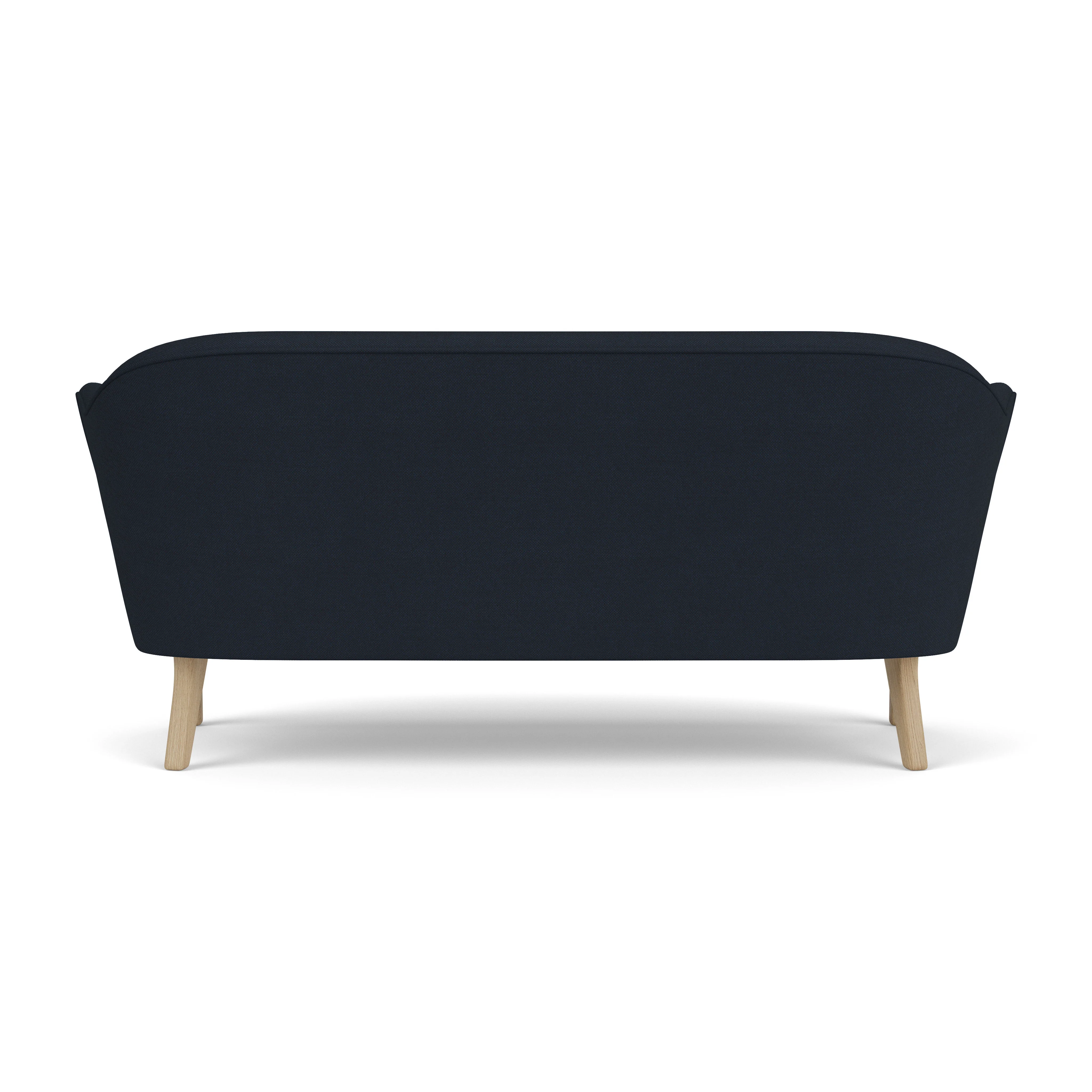 Sofa INGEBORG granatowy z dębową podstawą - Image 3
