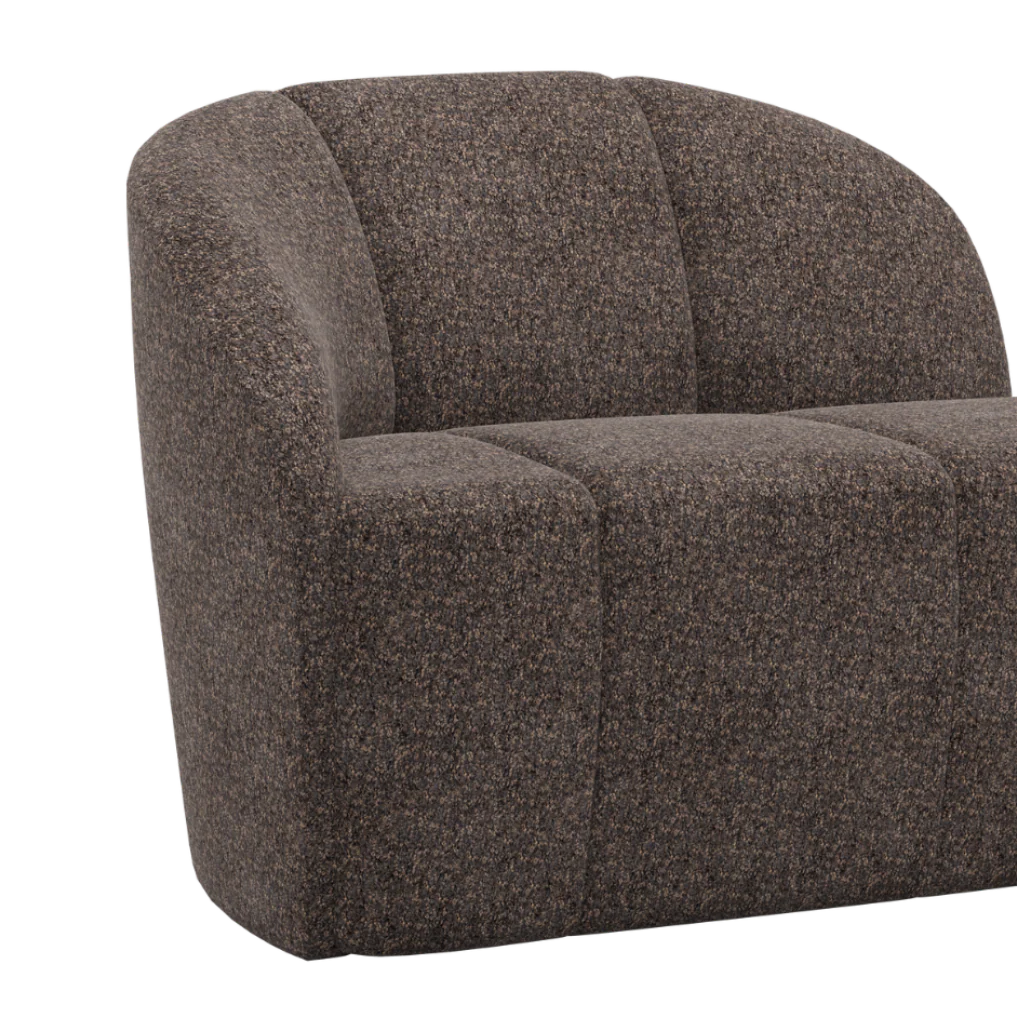 Sofa lewostronna 2-osobowa MOJO brązowy baranek - Image 2