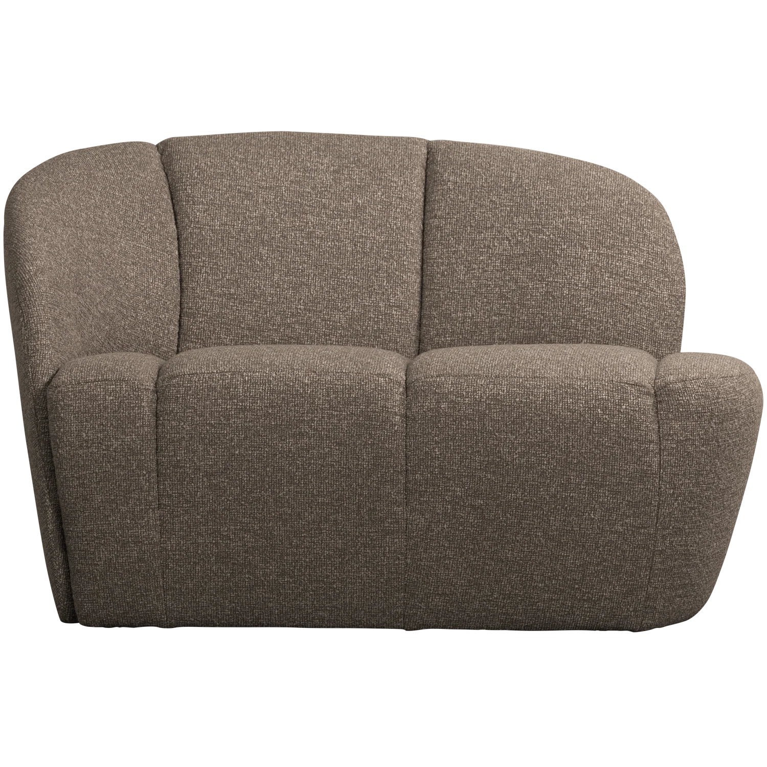 Sofa lewostronna 2-osobowa MOJO brązowy melanż boucle - Image 4