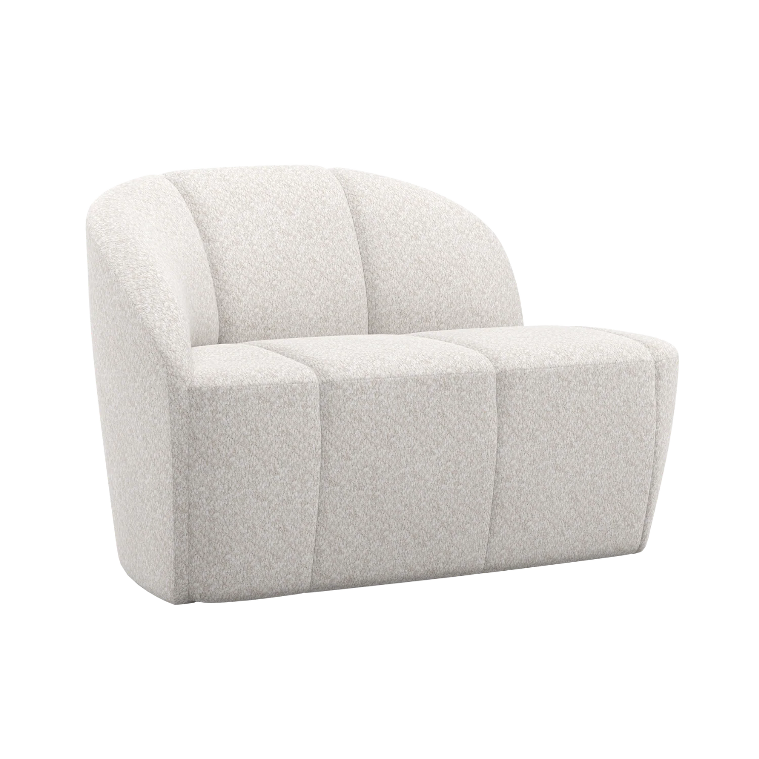 Sofa lewostronna 2-osobowa MOJO ecru baranek