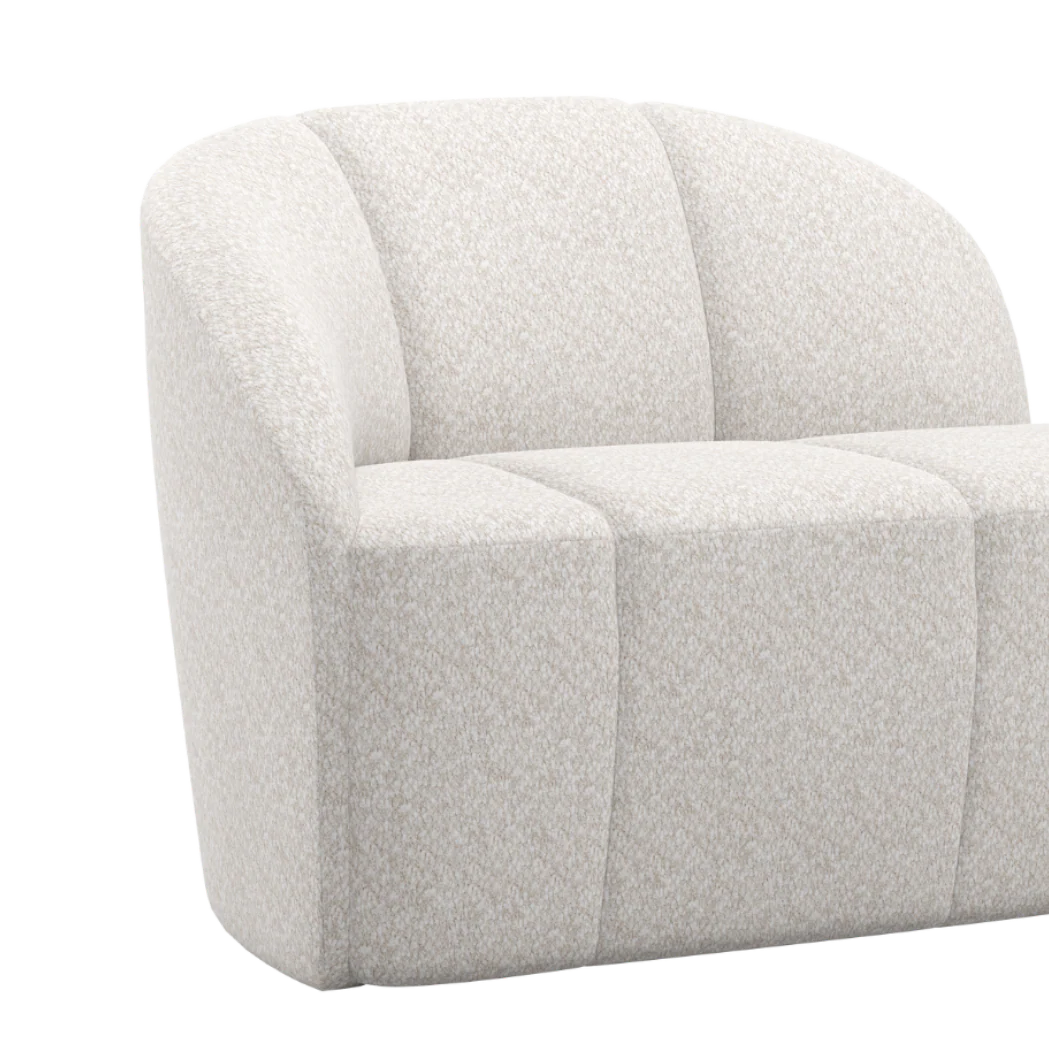 Sofa lewostronna 2-osobowa MOJO ecru baranek - Image 2