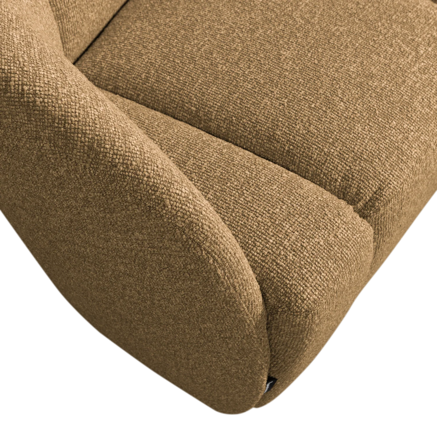 Sofa lewostronna 2-osobowa MOJO miodowy melanż boucle - Image 7