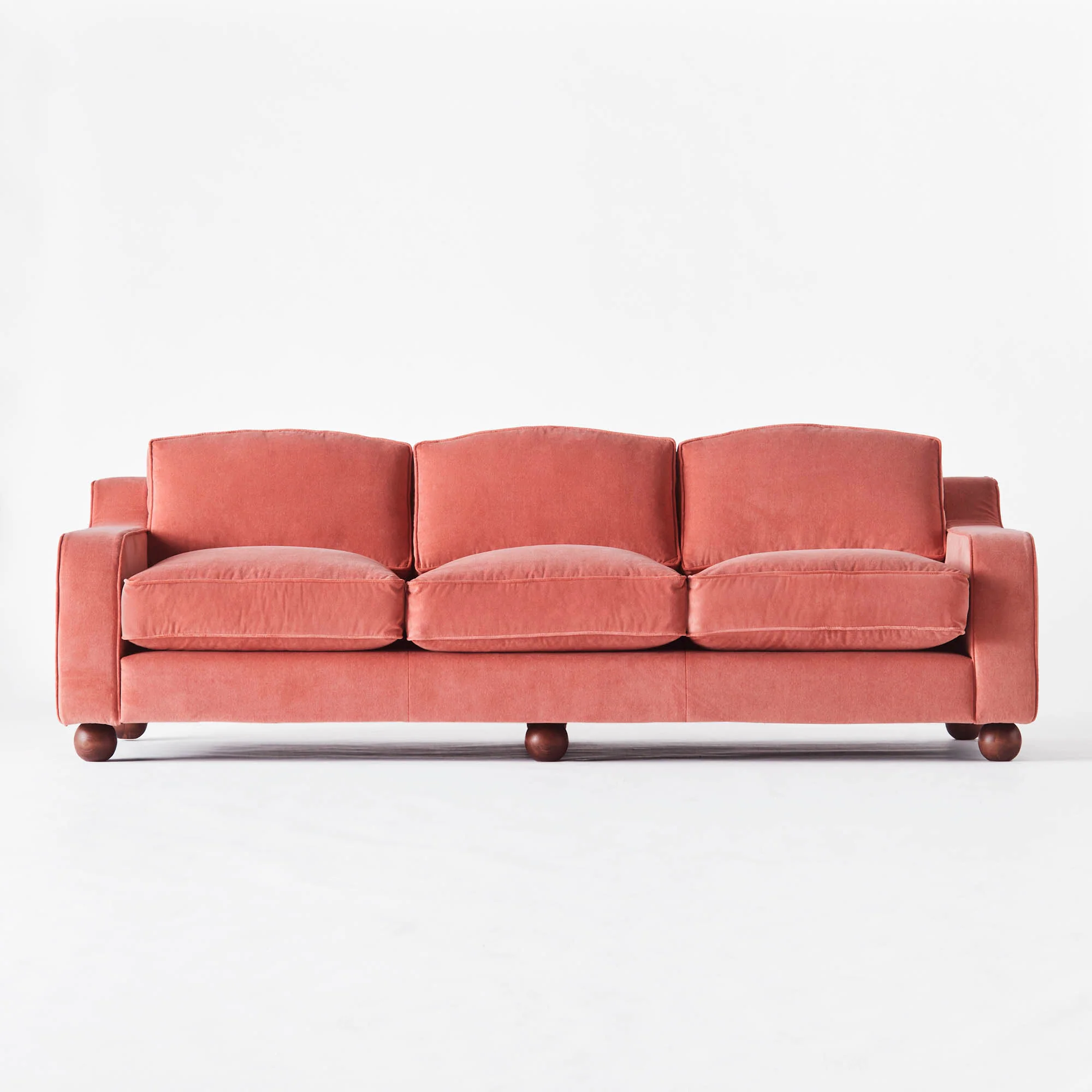 Sofa LOLA koralowy welur - Image 4