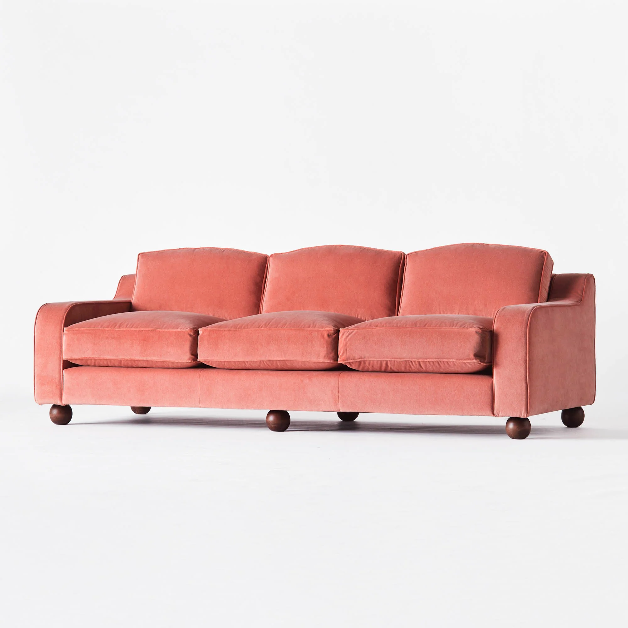 Sofa LOLA koralowy welur - Image 5